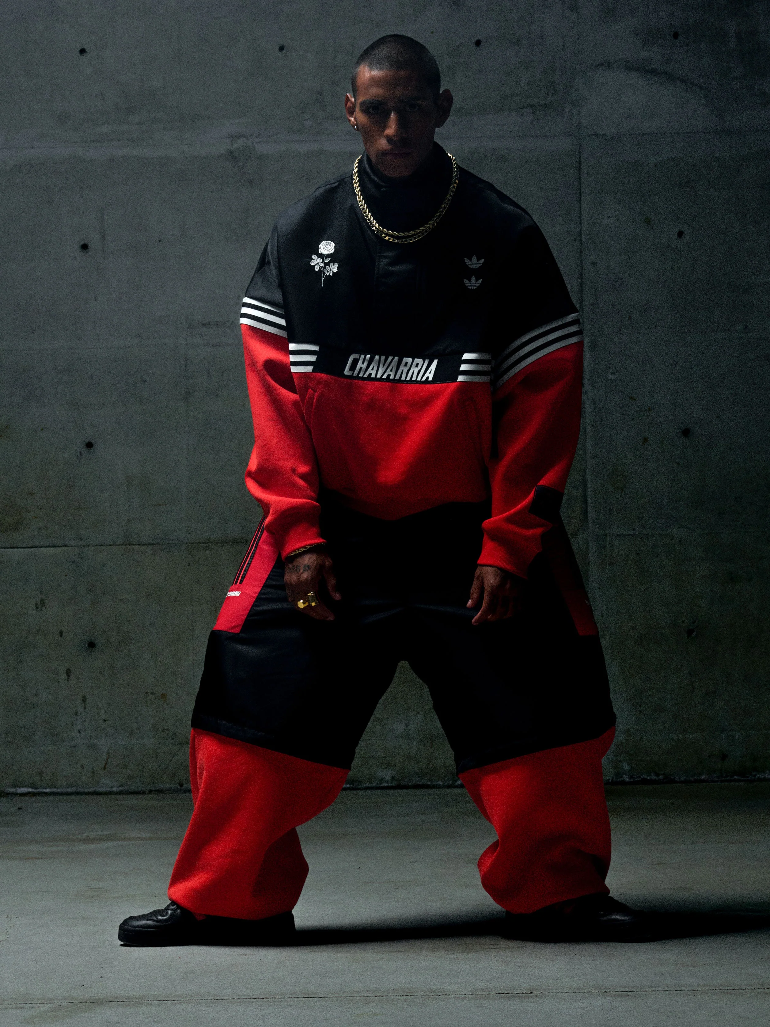 Adidas X Willy Chavarria Gomez Fleece Oversize Trousers - Image 2