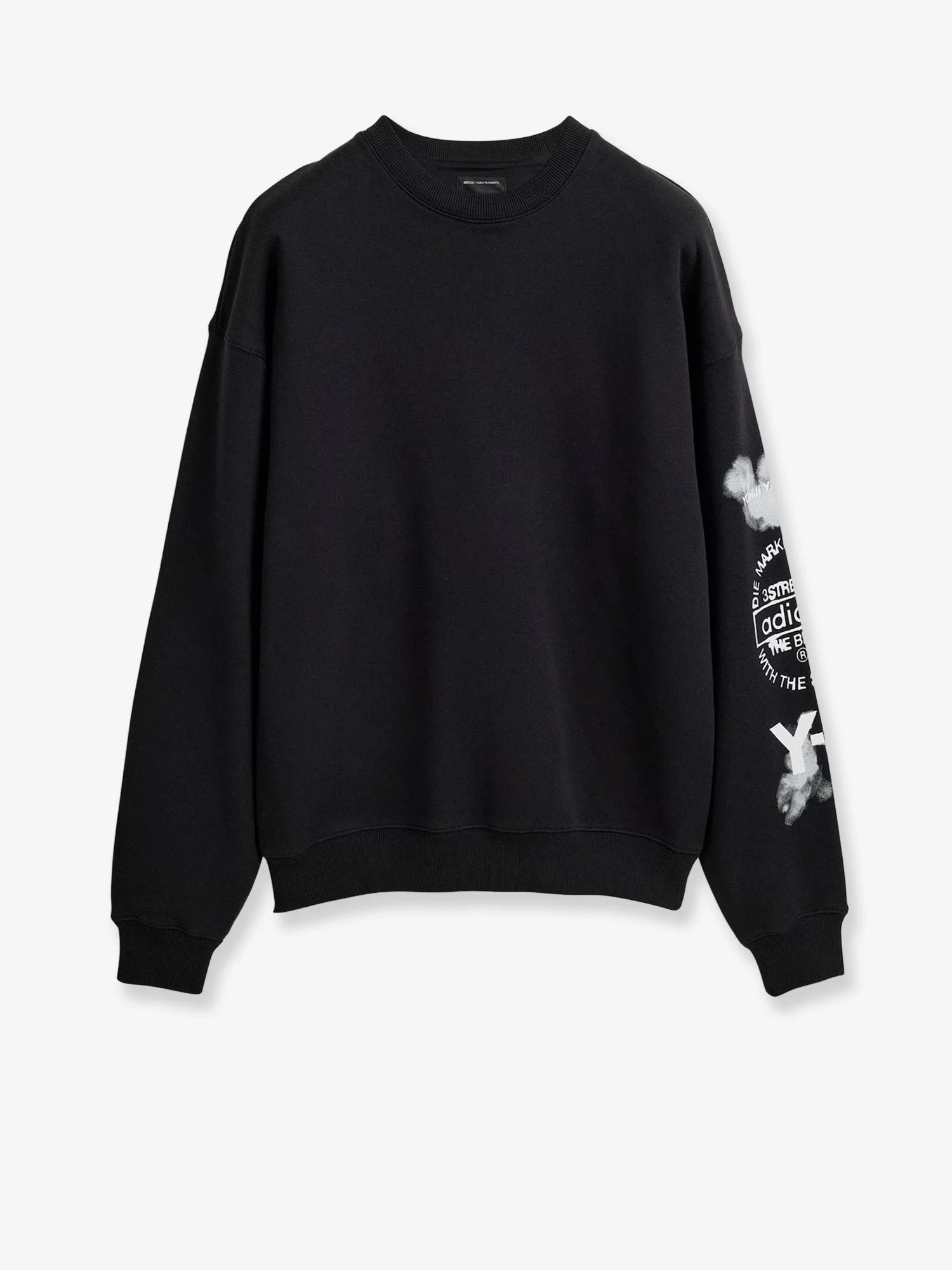 Adidas Y-3 Gfx Crew Cotton Sweatshirt