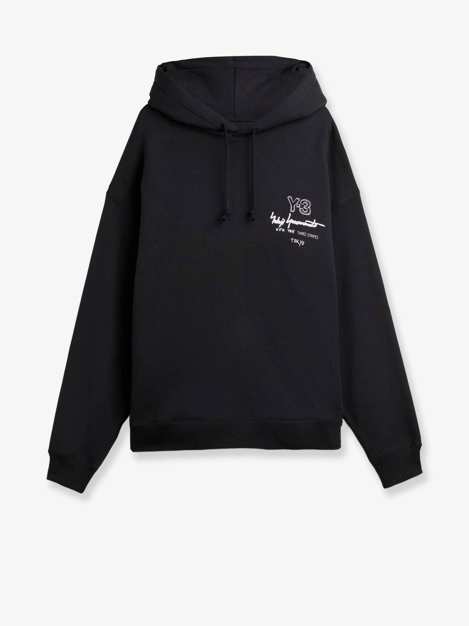 Adidas Y-3 M Merch Hoodie Cotton Sweatshirt