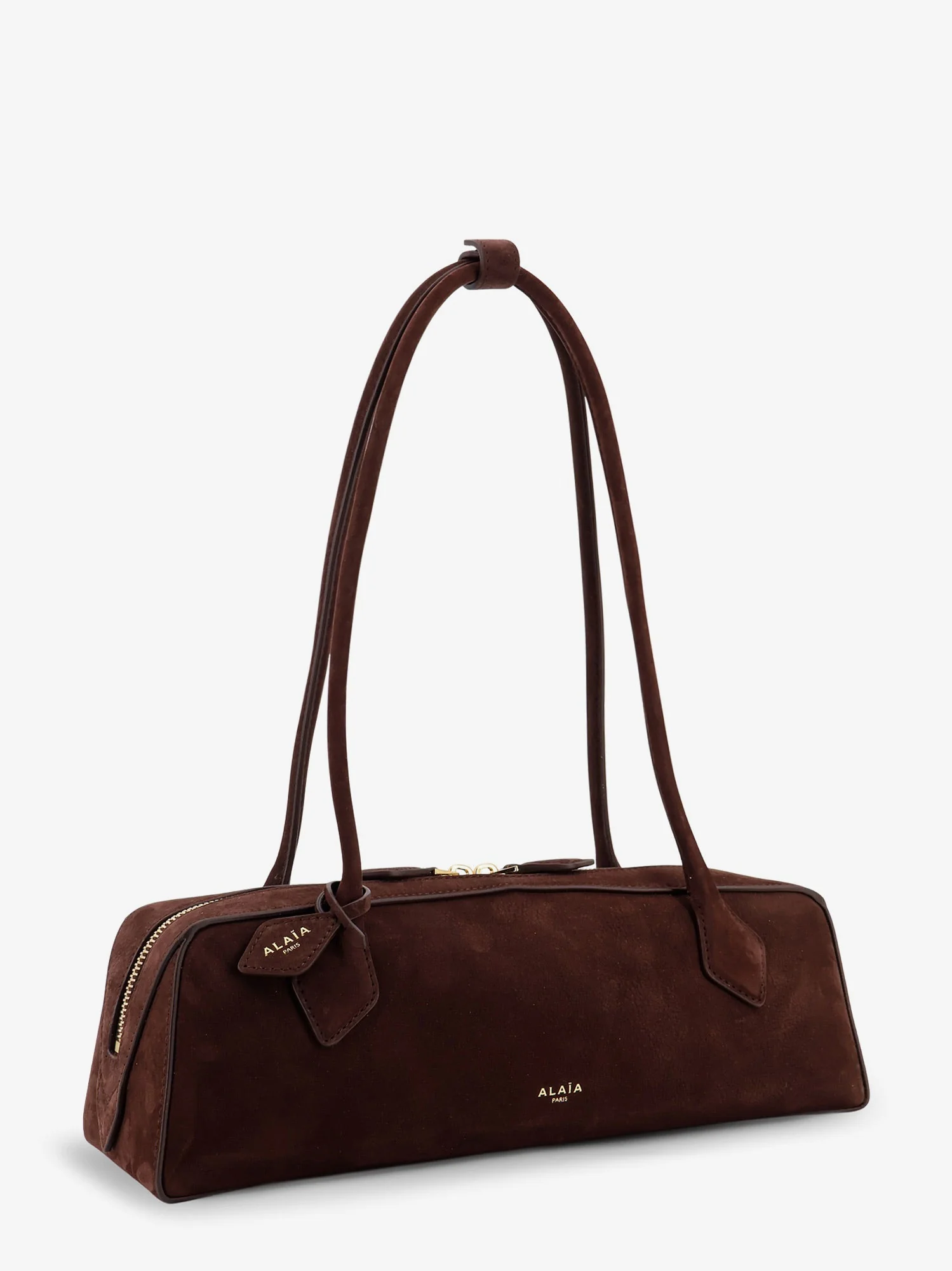 Alaia Borsa A Spalla Teckel Medium In Suede - Image 4
