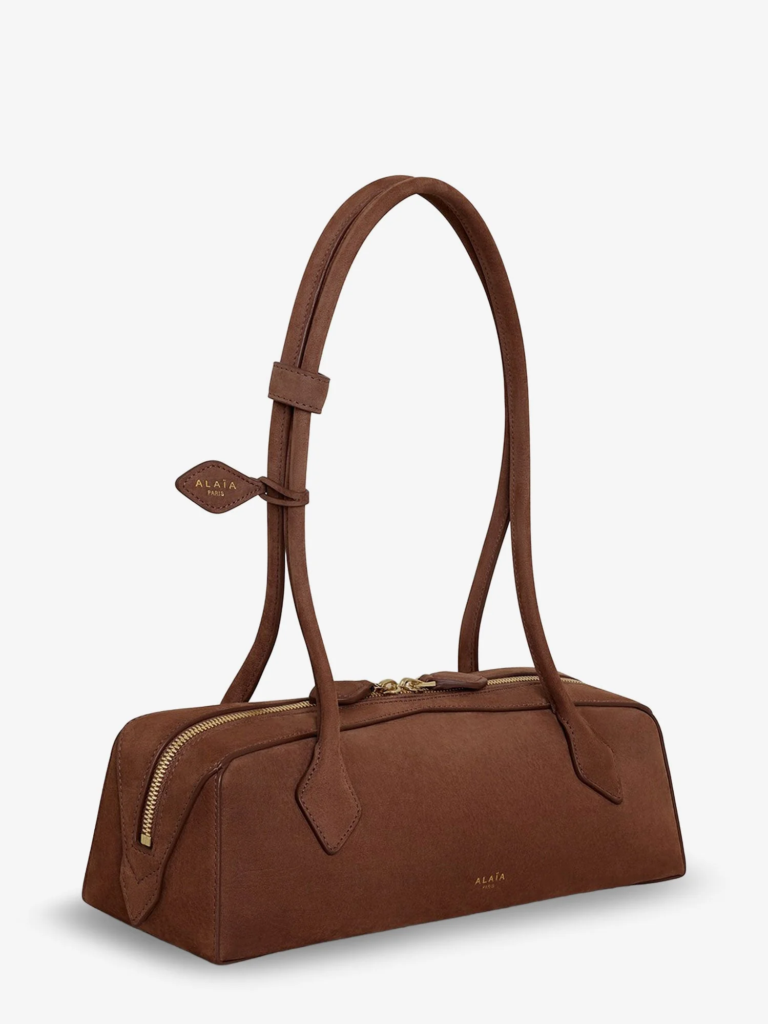 Alaia Borsa A Spalla Teckel Medium In Suede - Image 8
