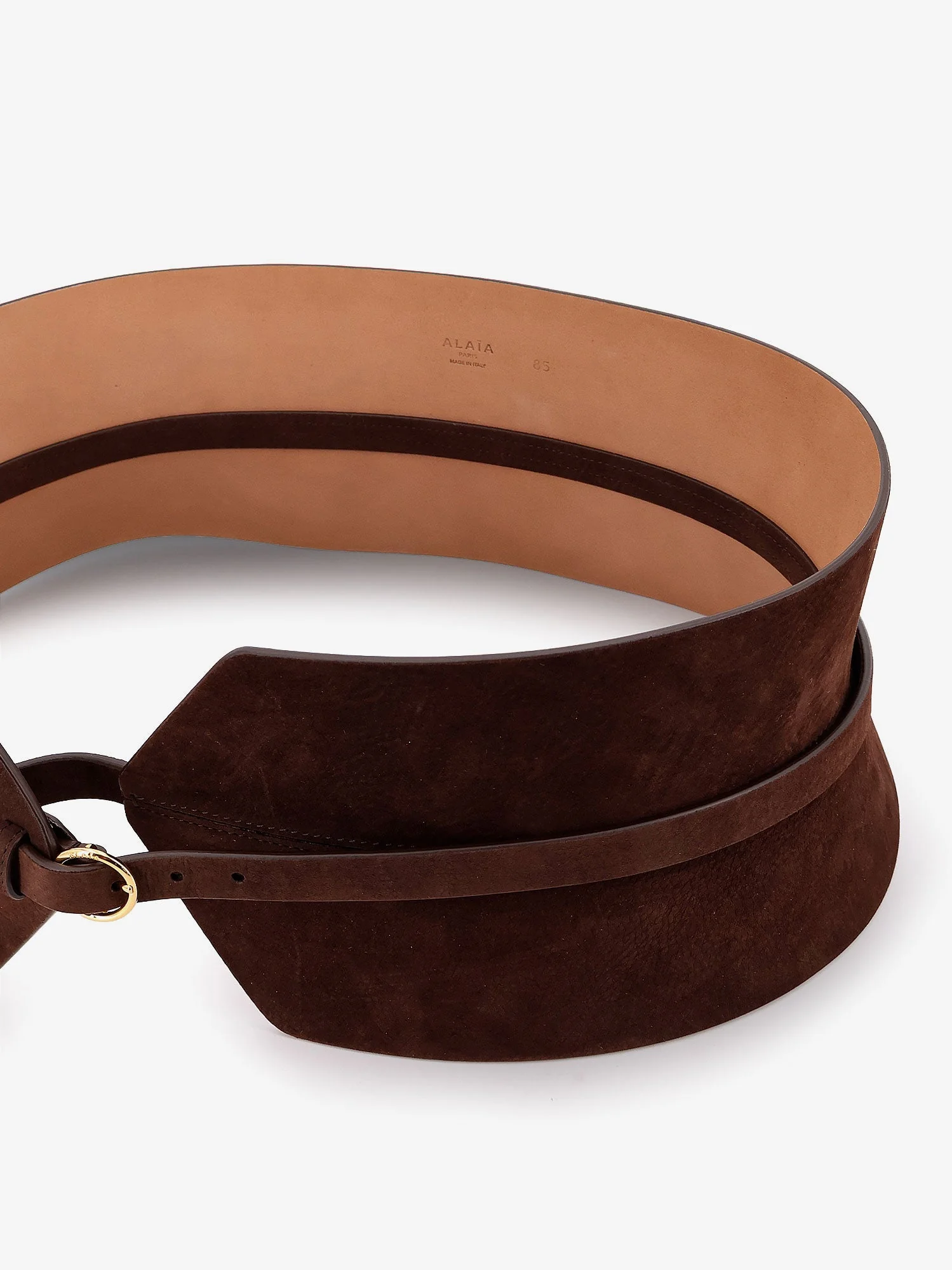 Alaia Bustier Suede Belt - Image 3