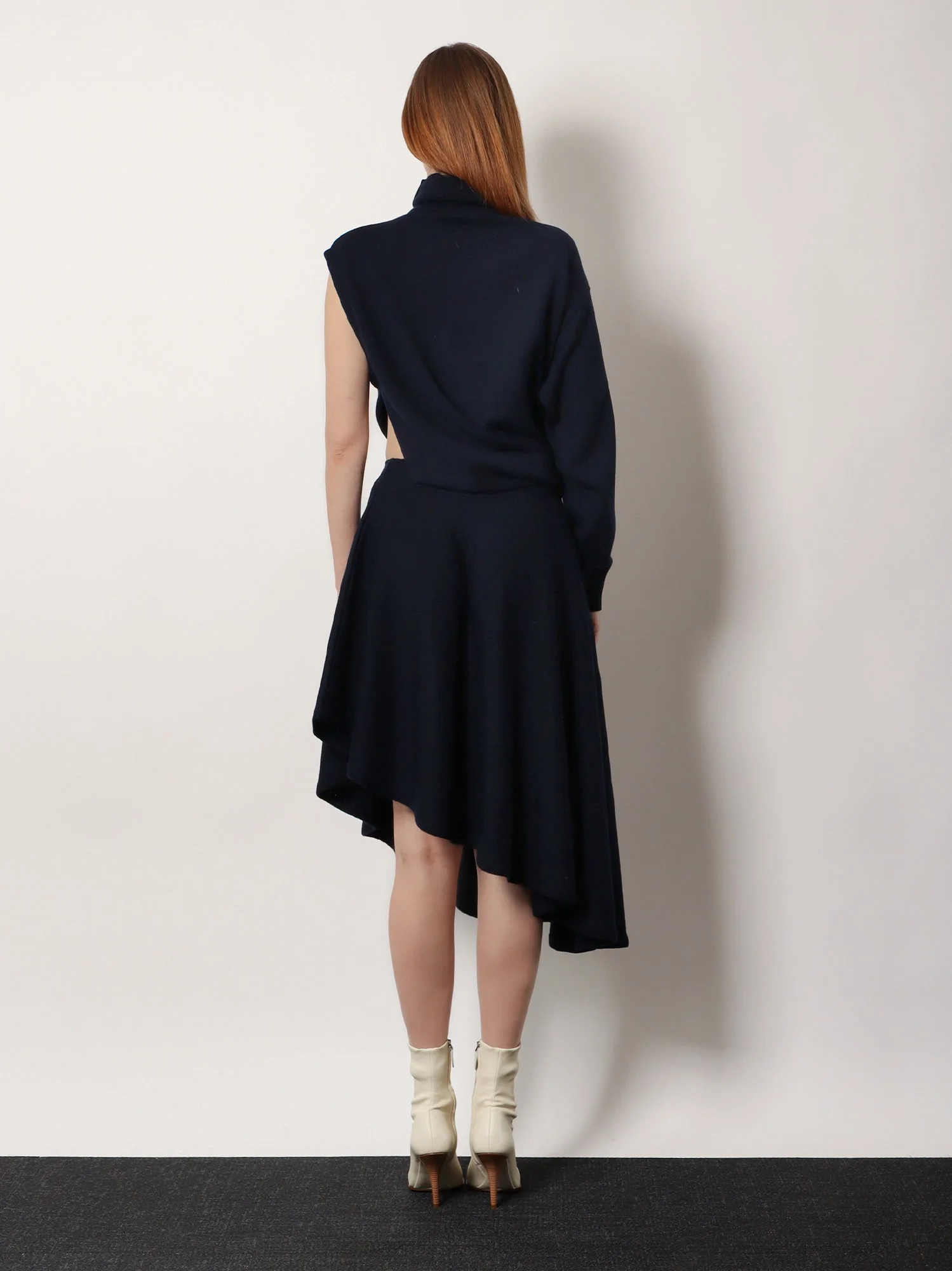 Alaia Cut-Out Virgin Wool Dress - Image 3