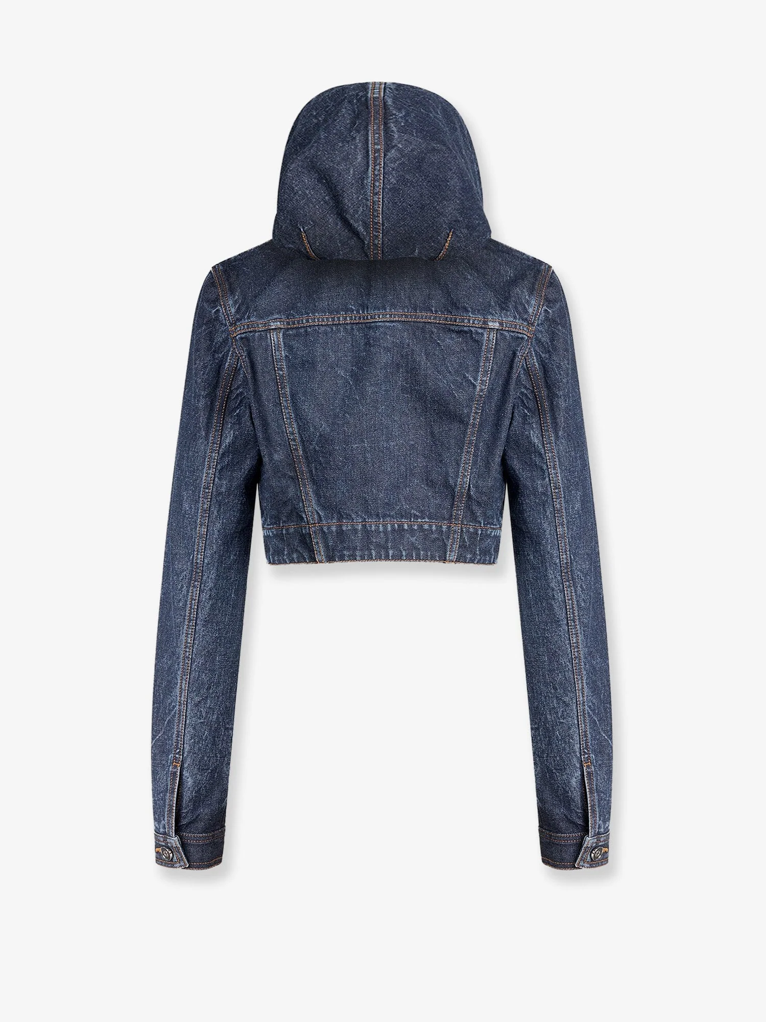 Alaia Hooded Denim Jacket - Image 6