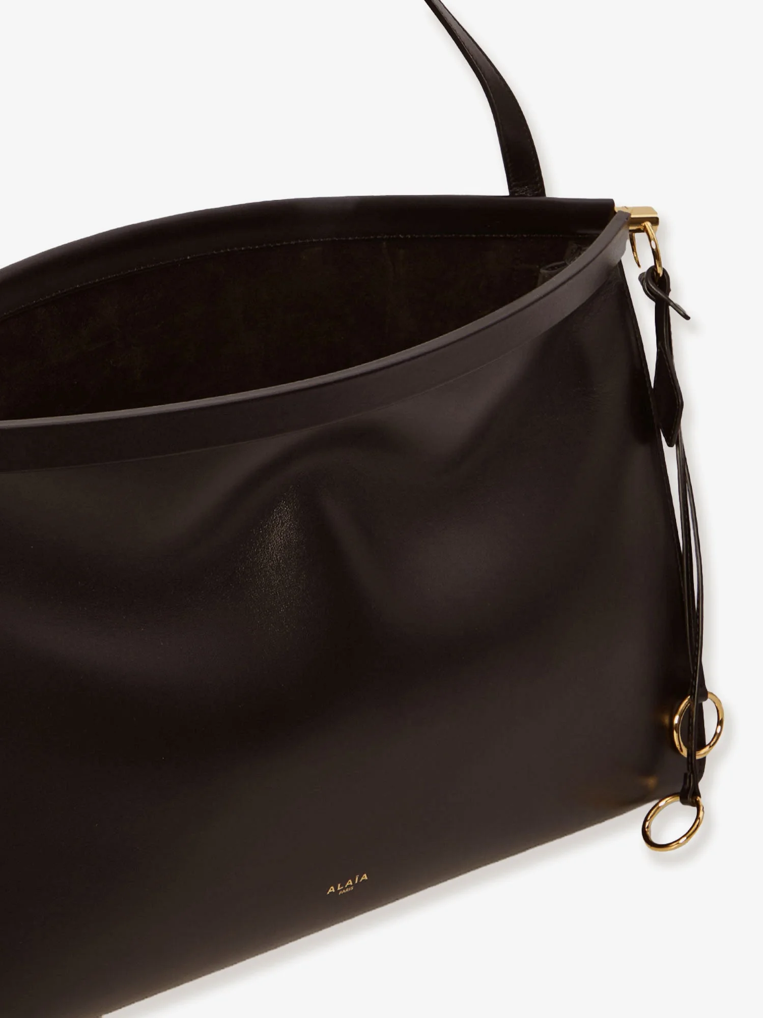Alaia Le Click East West Large Leather Shoulder Bag - Image 4