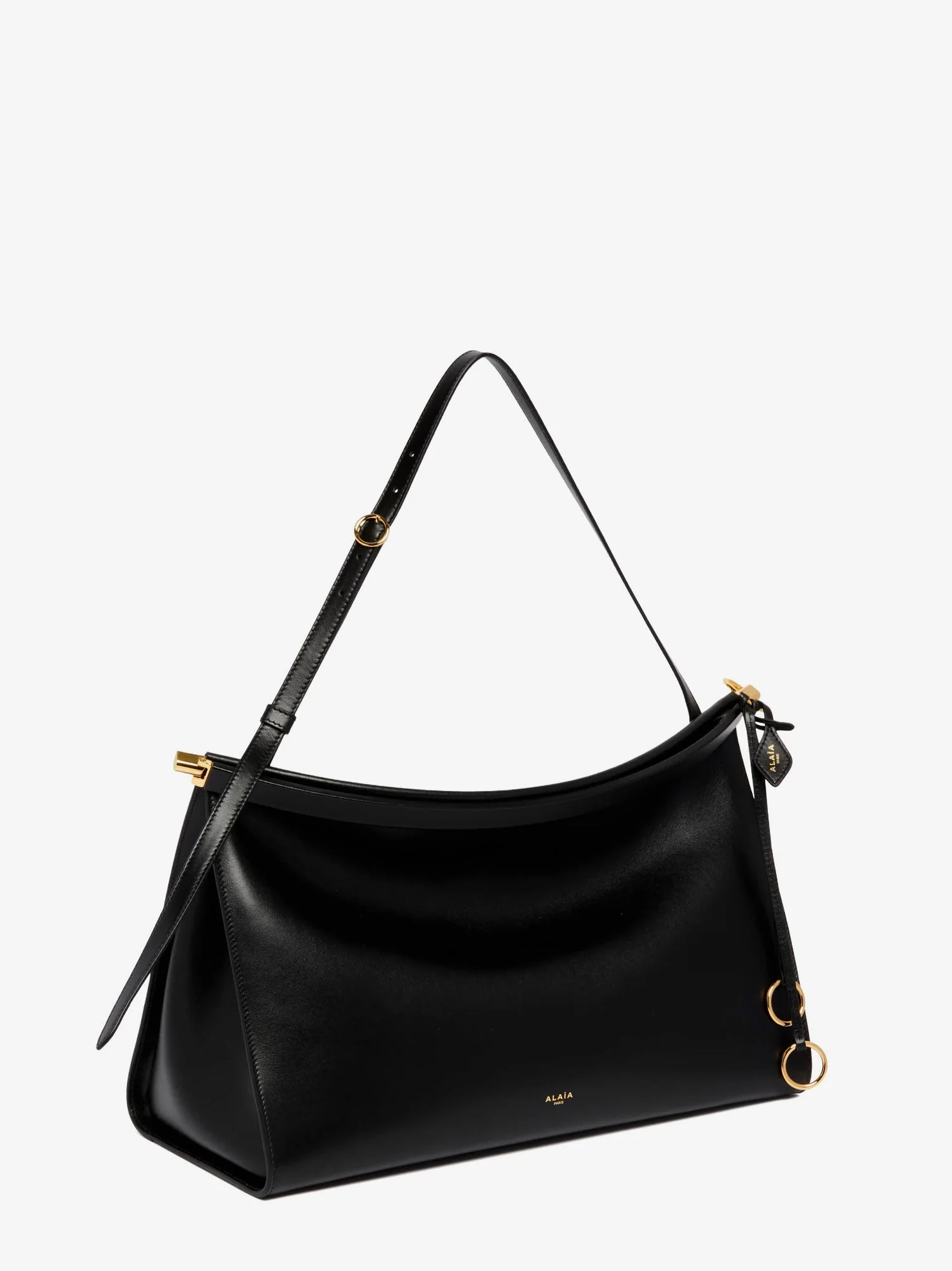 Alaia Le Click East West Large Leather Shoulder Bag - Image 9