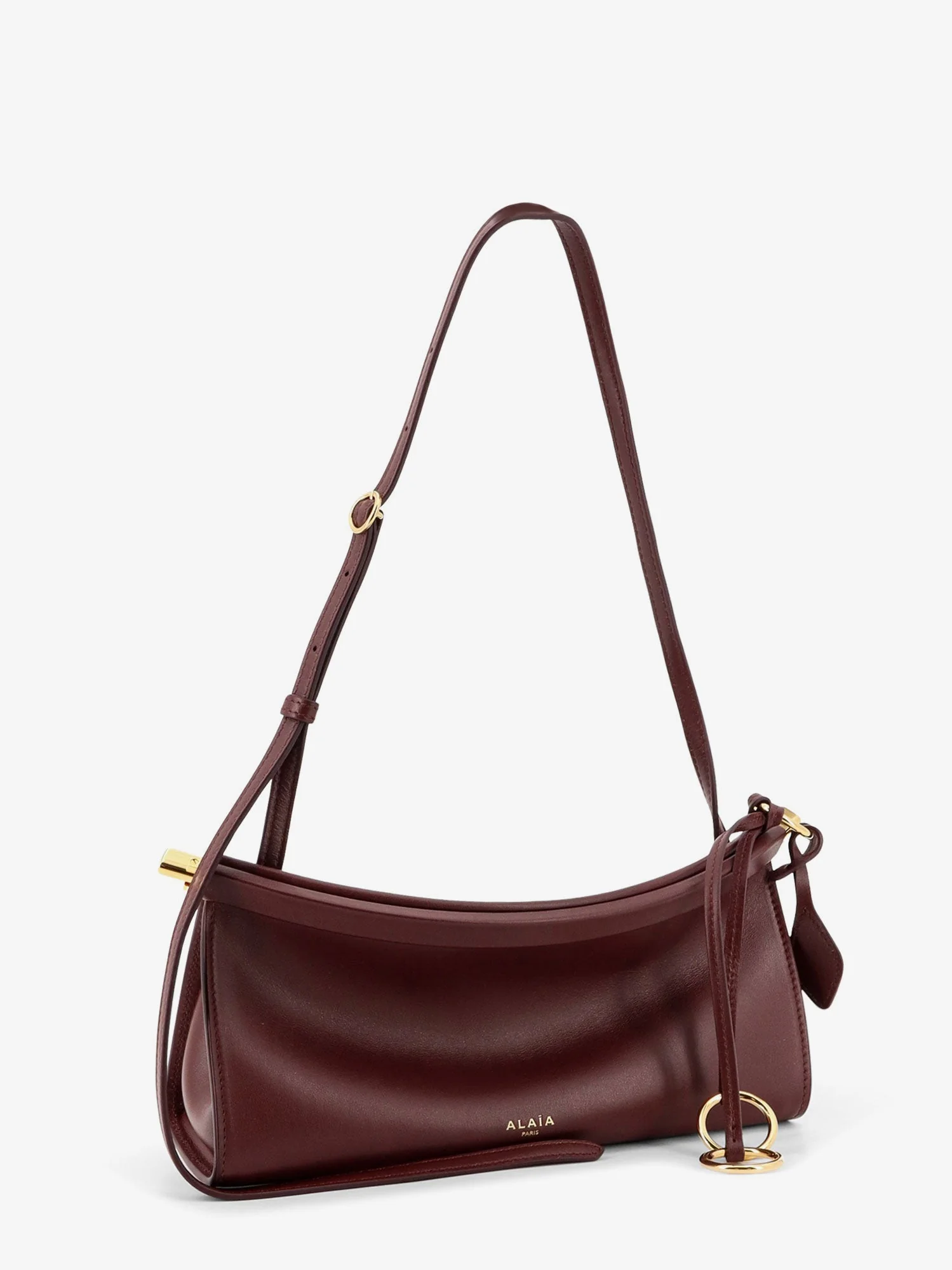 Alaia Le Click East West Small Leather Crossbody Bag - Image 3