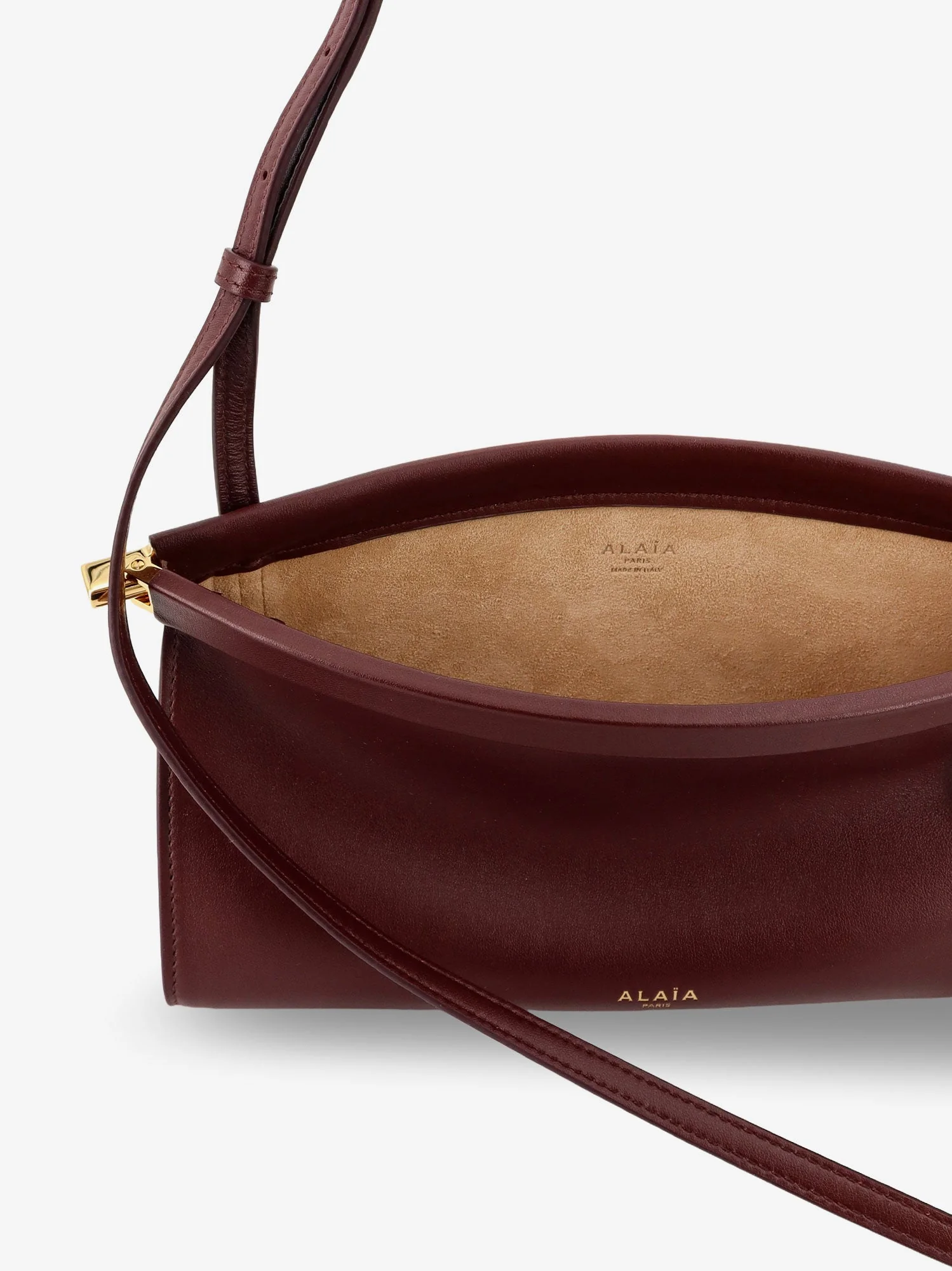 Alaia Le Click East West Small Leather Crossbody Bag - Image 5