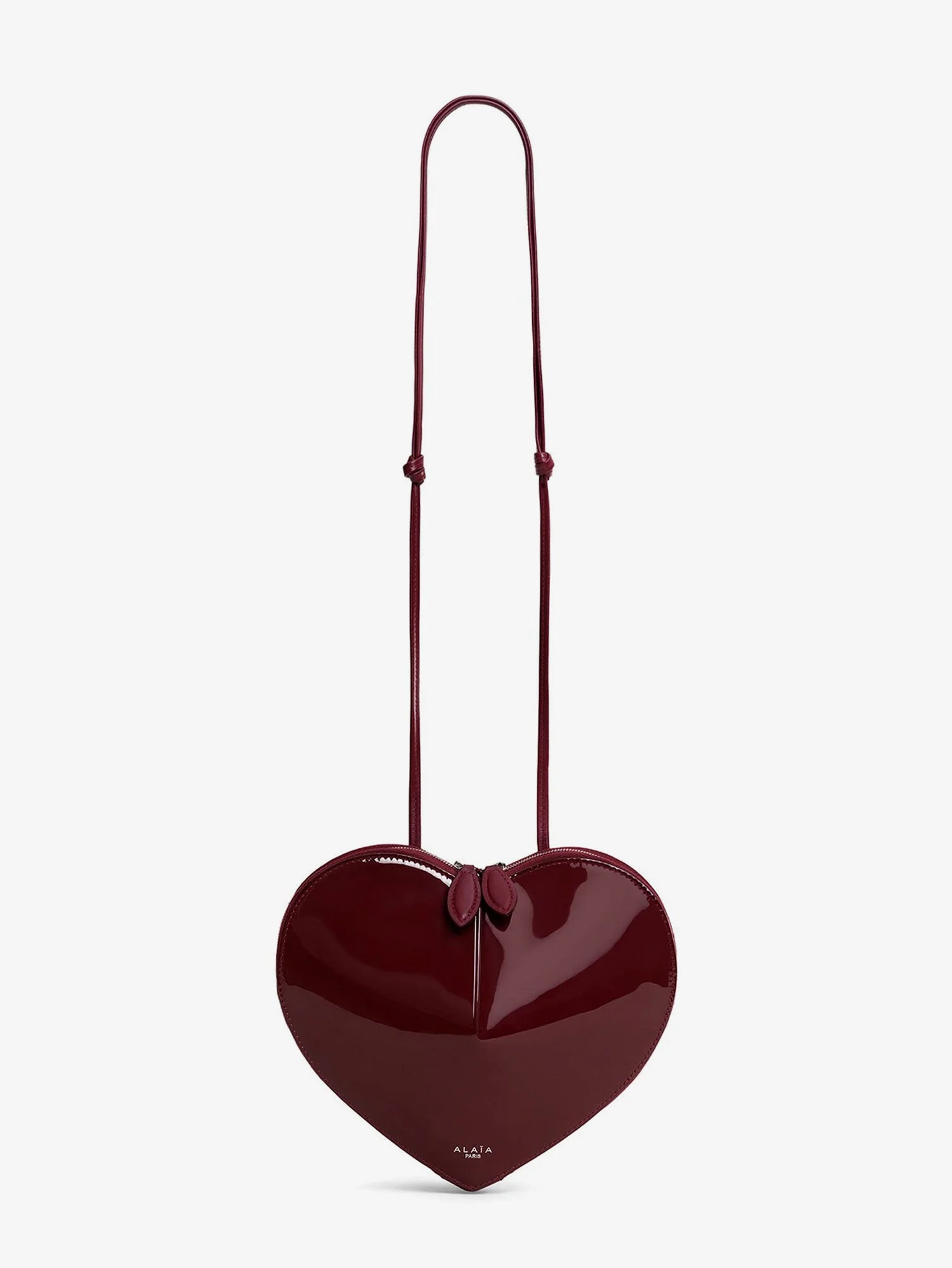 Alaia Le Coeur Patent Leather Crossbody Bag - Image 6