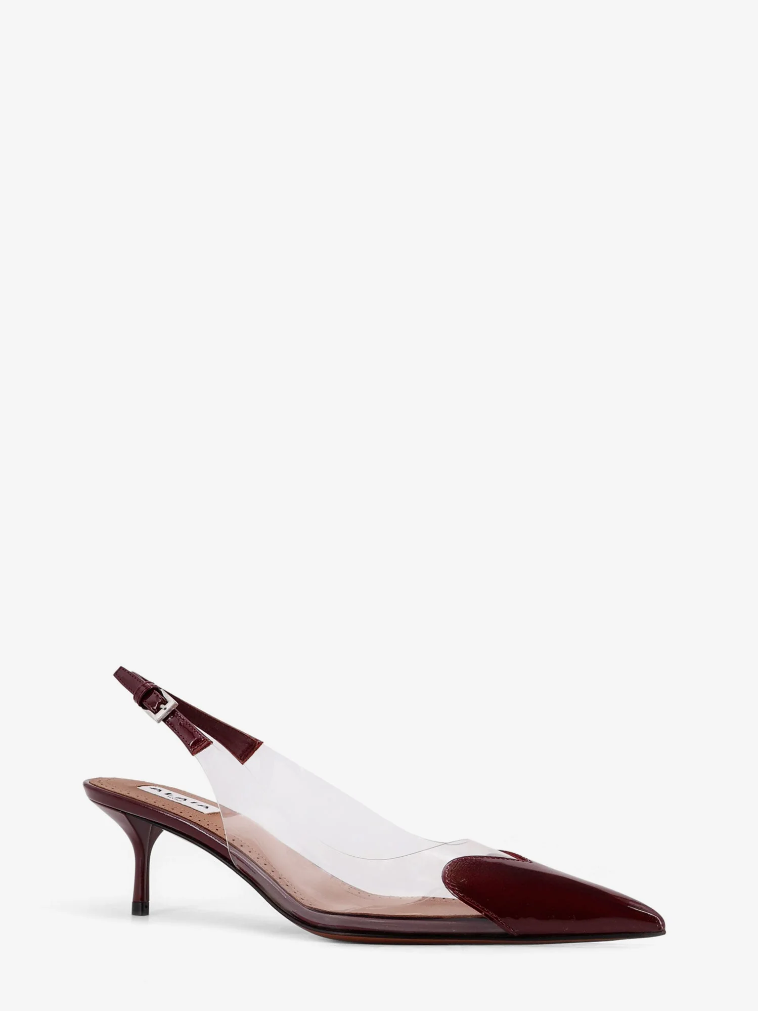 Alaia Le Coeur Pvc And Leather Slingback Décolleté - Image 2