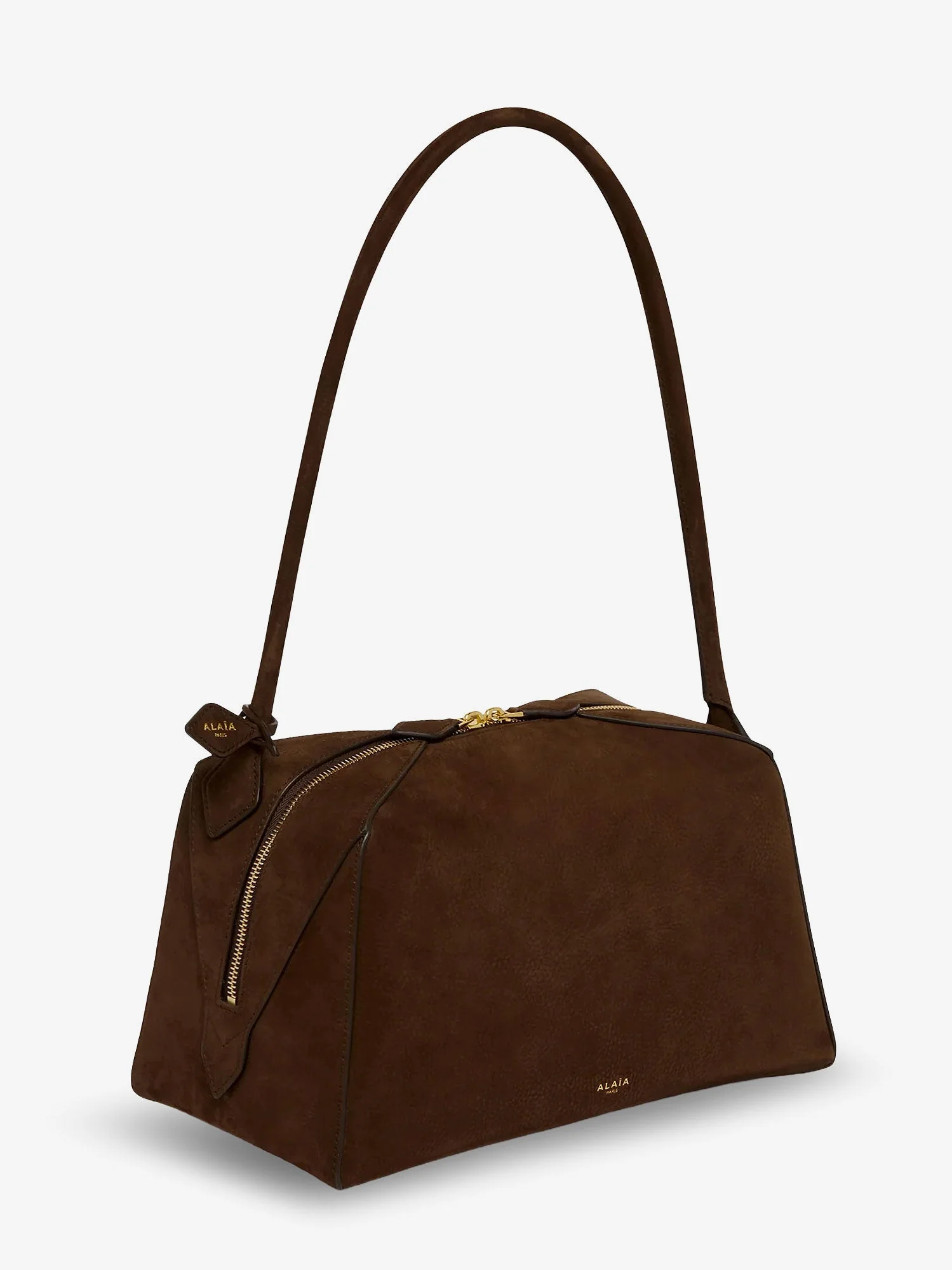 Alaia Nabuck Le Bouledogue Shoulder Bag - Image 4