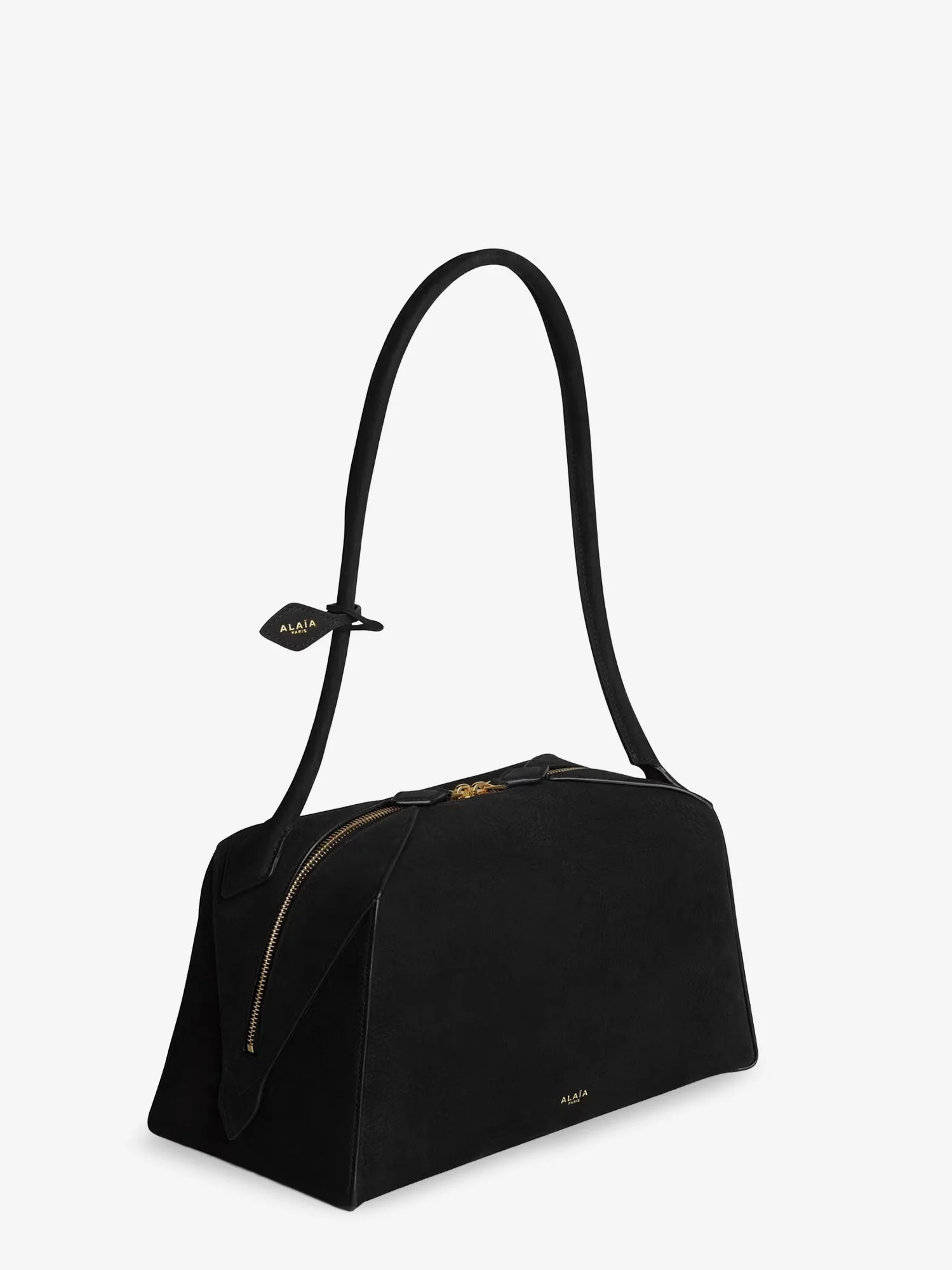 Alaia Nabuck Le Bouledogue Shoulder Bag - Image 9