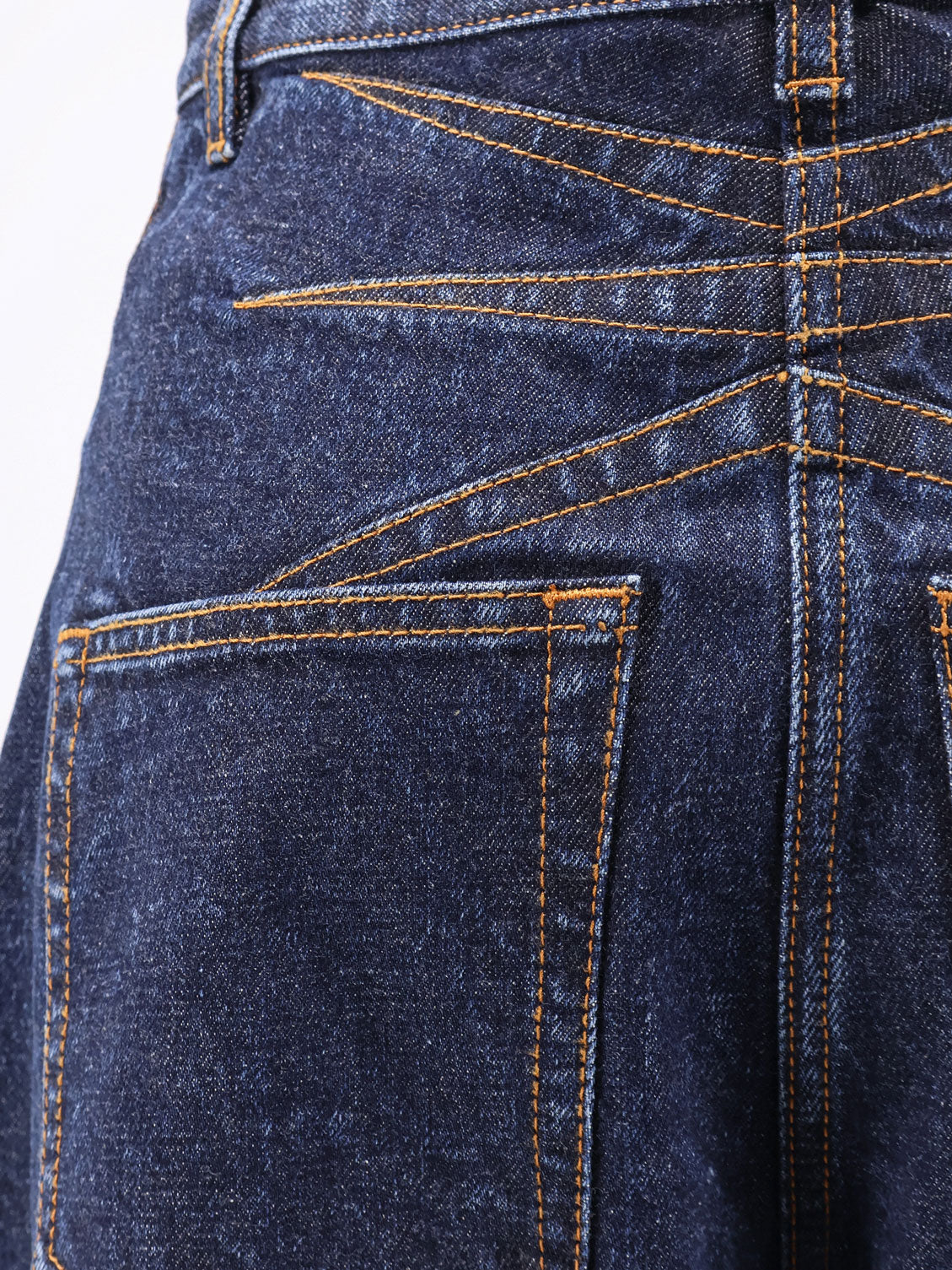 Alaia Round Blue Denim Jeans - Image 5