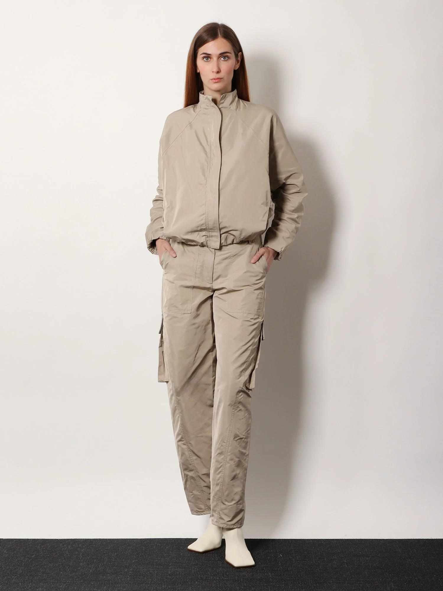 Alaia Windbreaker Nylon And Silk Jacket - Image 2