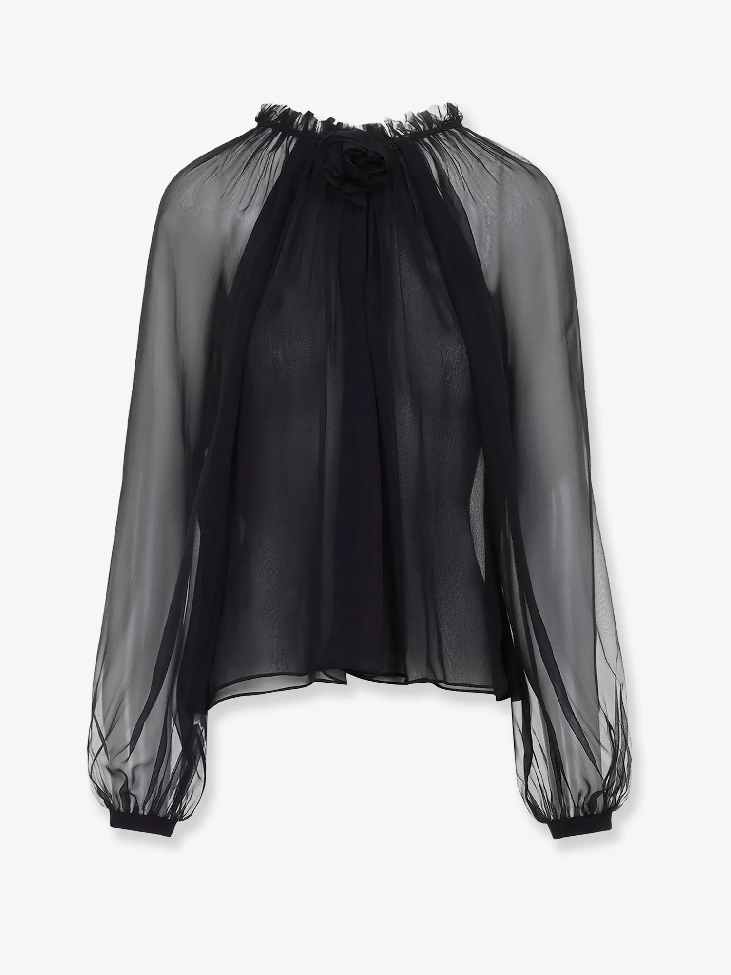 Alberta Ferretti Chiffon Shirt - Image 4
