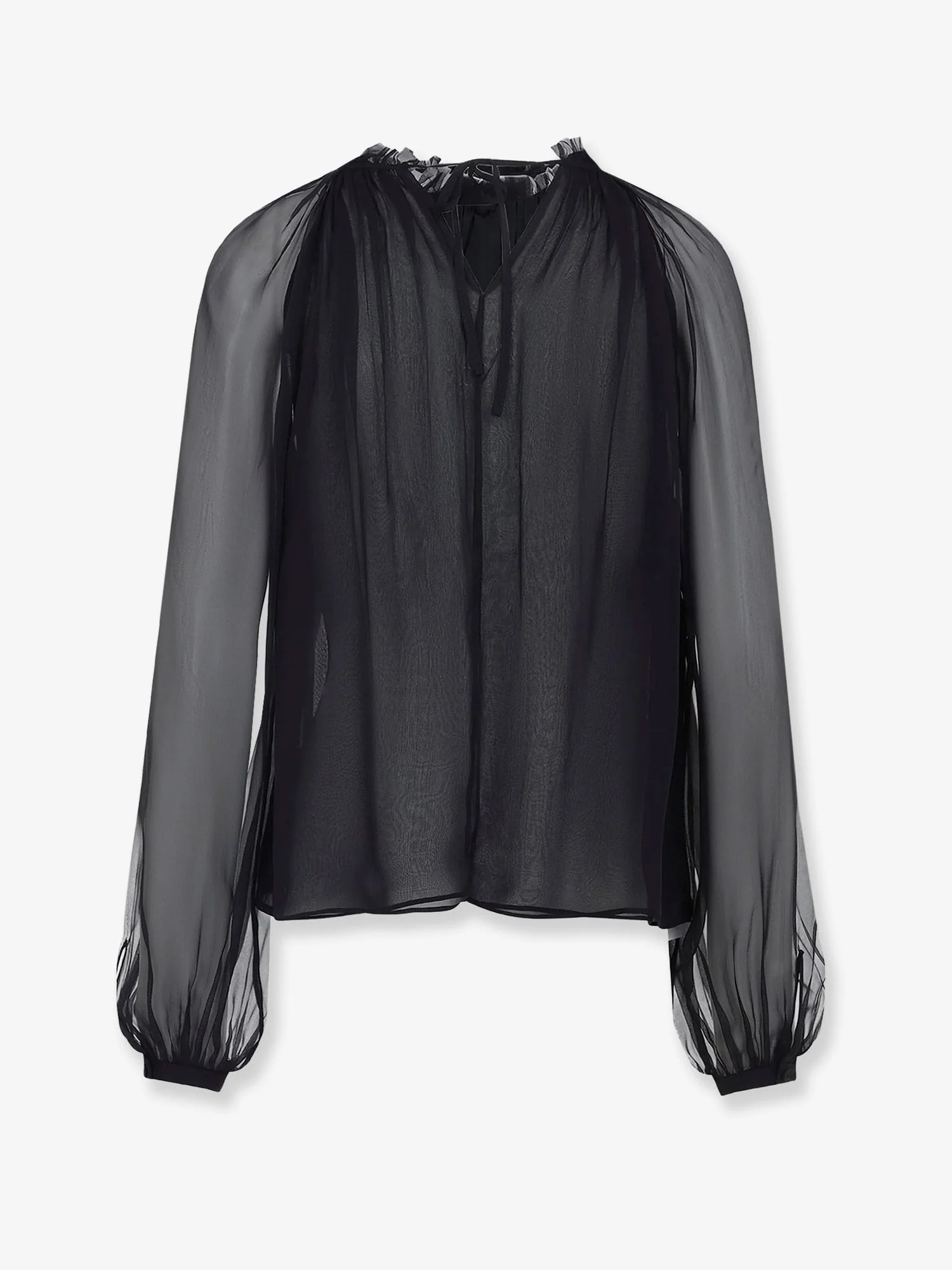 Alberta Ferretti Chiffon Shirt - Image 5