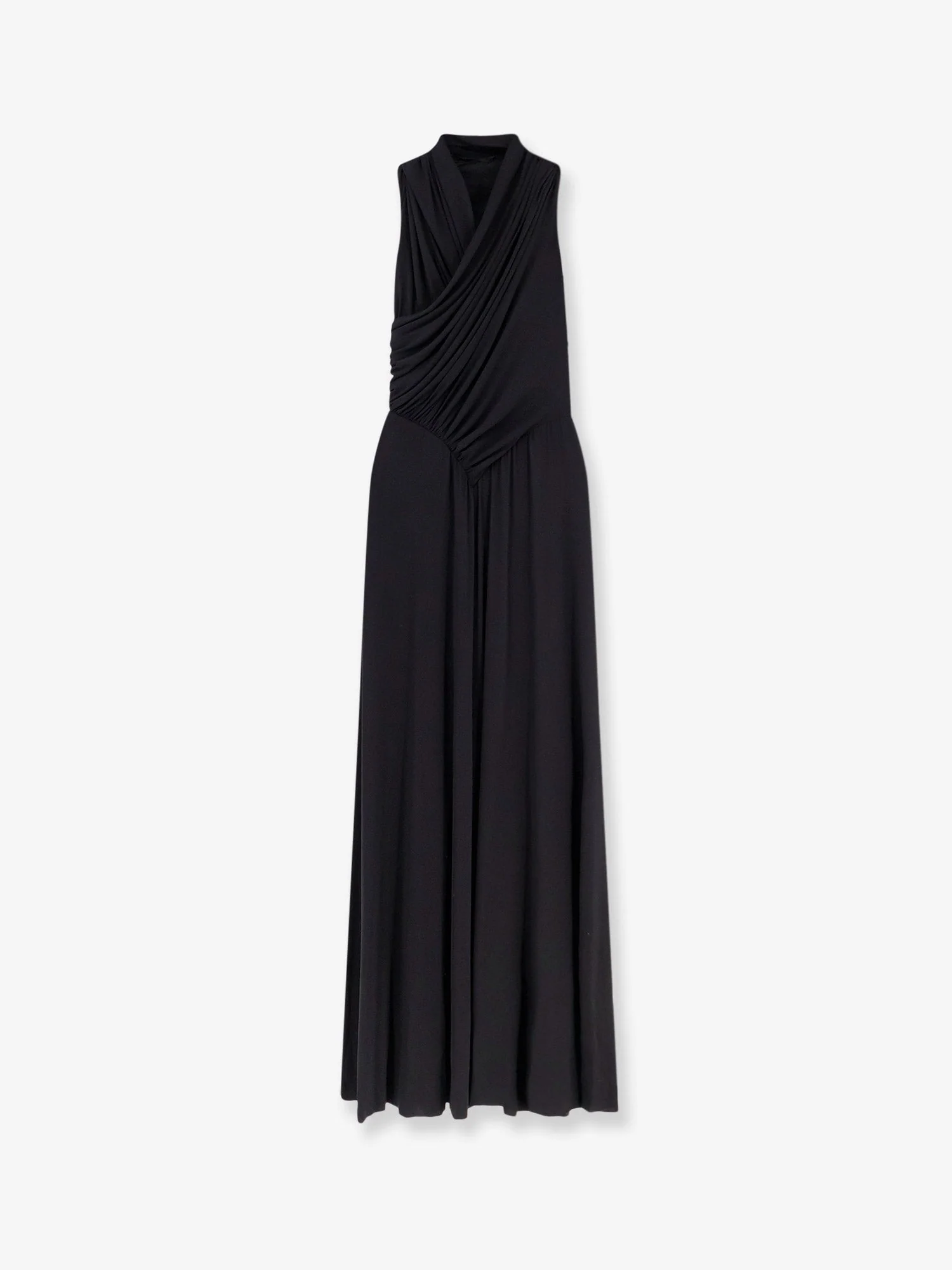 Alberta Ferretti Satin Long Dress