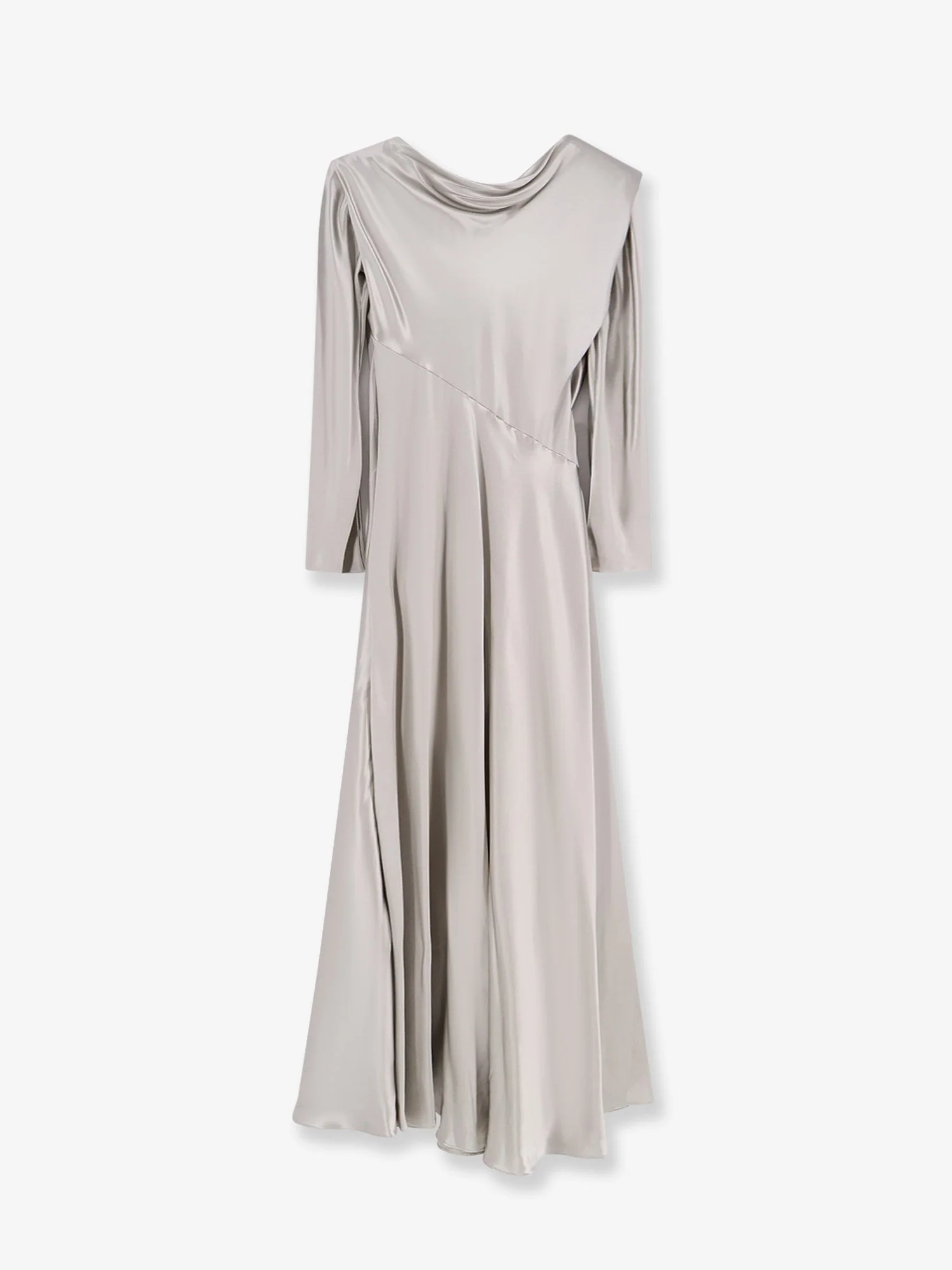 Alberta Ferretti Satin Long Dress - Image 2