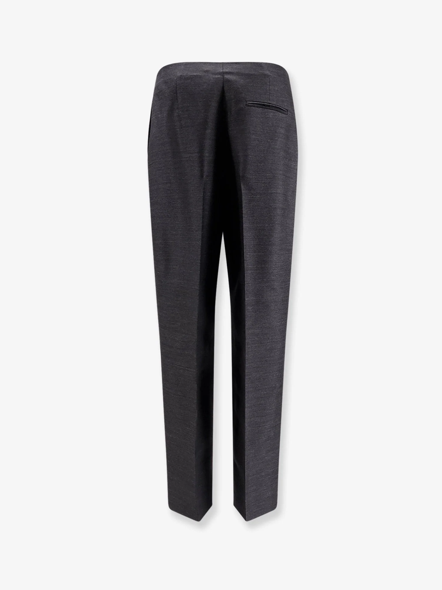 Alberta Ferretti Virgin Wool And Silk Trousers - Image 2