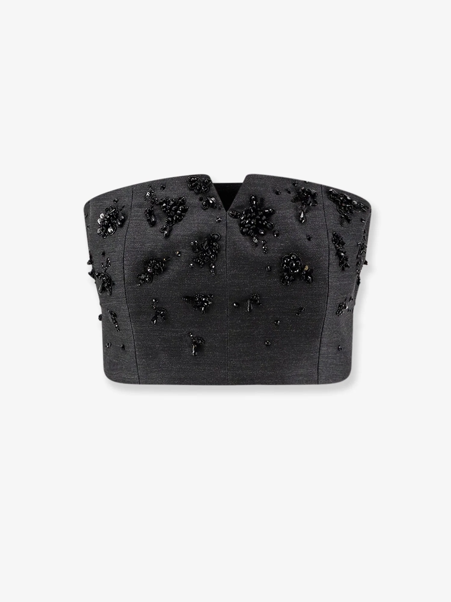 Alberta Ferretti Virgin Wool Top With Sequins