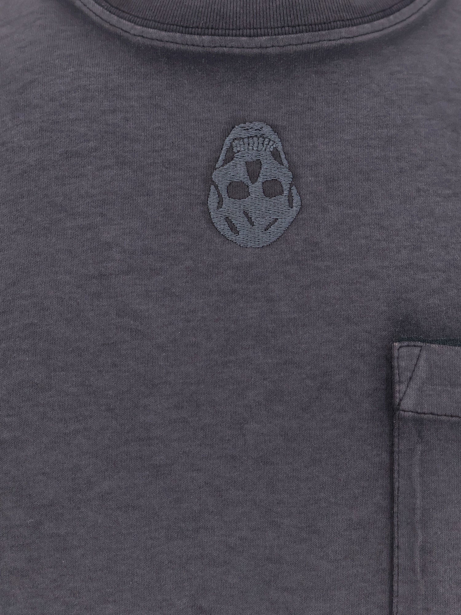 Alexander Mcqueen Cotton T-Shirt With Frontal Iconic Skull - Image 4