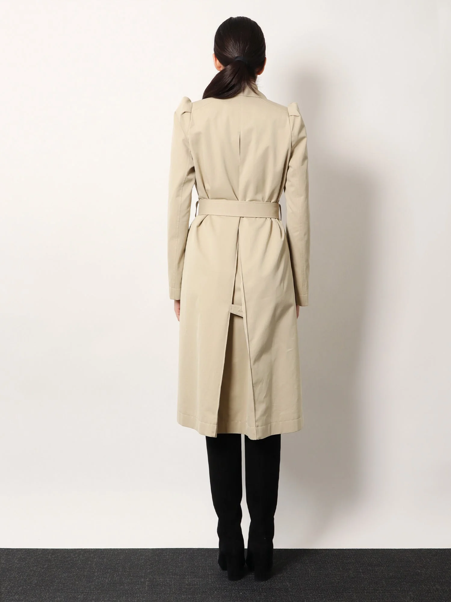 Alexander Mcqueen Cotton Trench With Puff Sleeves - Image 3