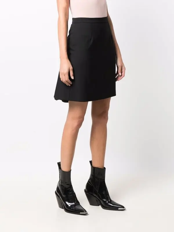 Alexander Mcqueen High-Waisted Ruffle-Hem Mini Skirt - Image 4