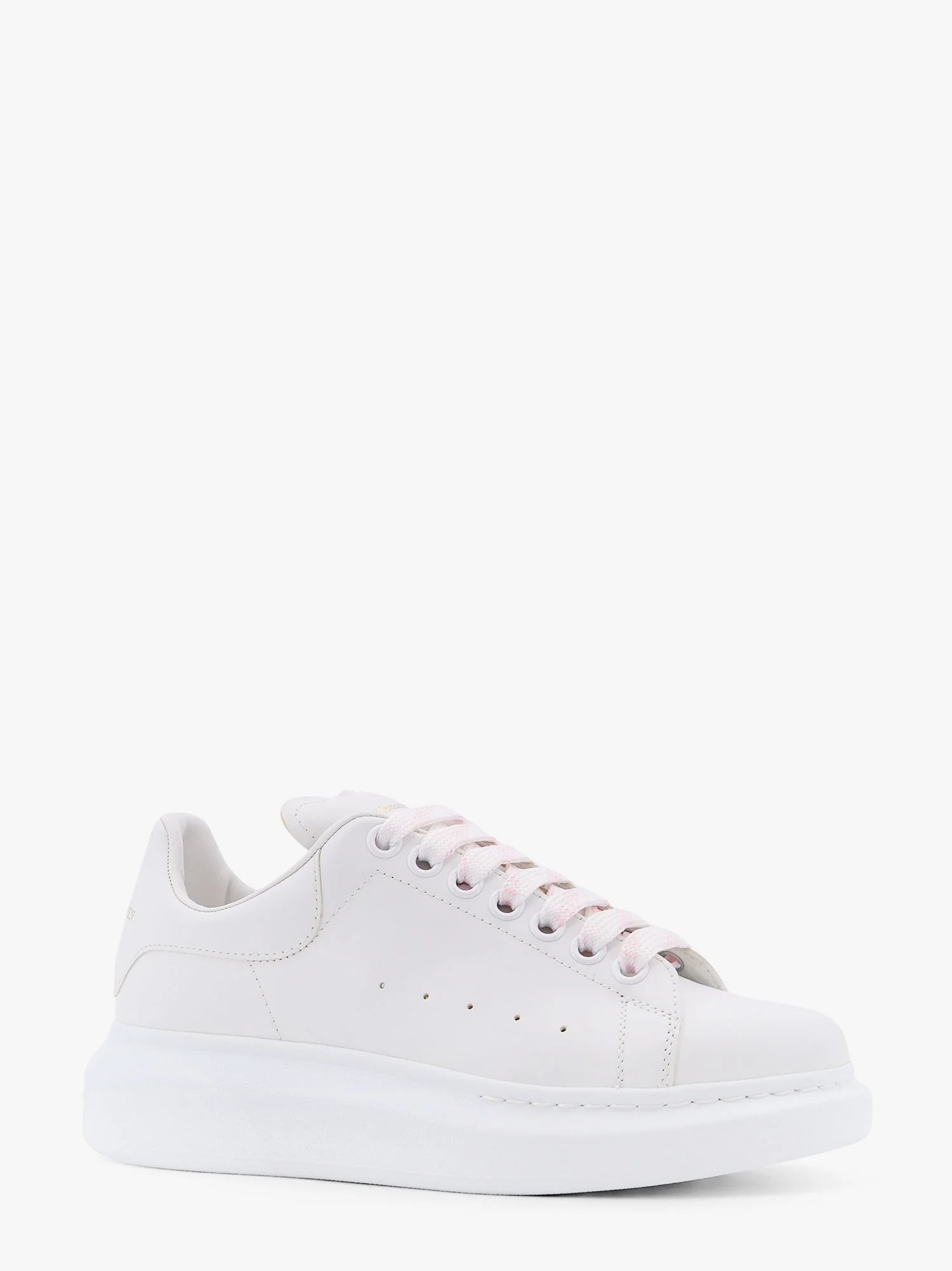 Alexander Mcqueen Larry Leather Sneakers With Logo Detail On The Back - Image 2