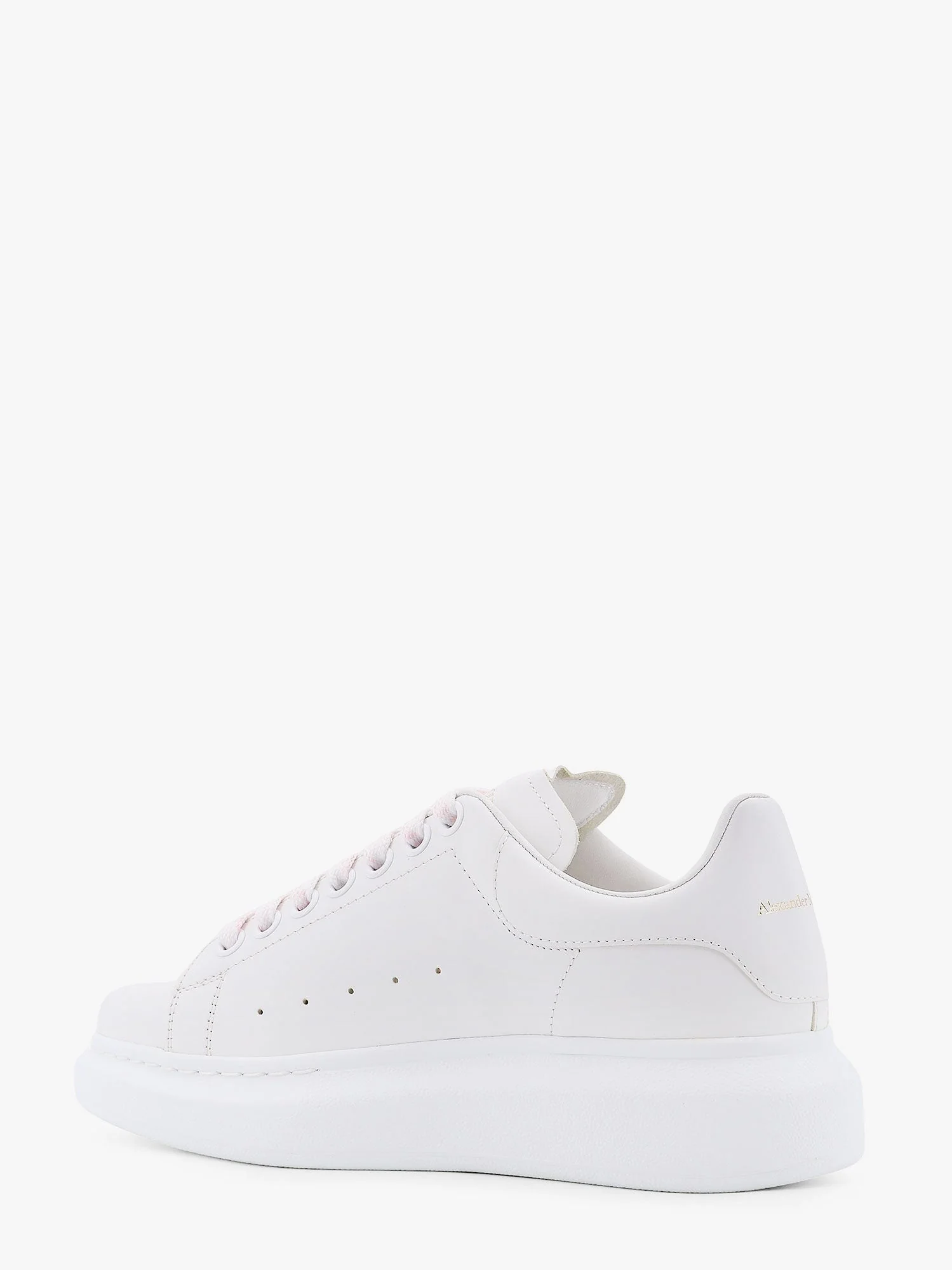 Alexander Mcqueen Larry Leather Sneakers With Logo Detail On The Back - Image 3