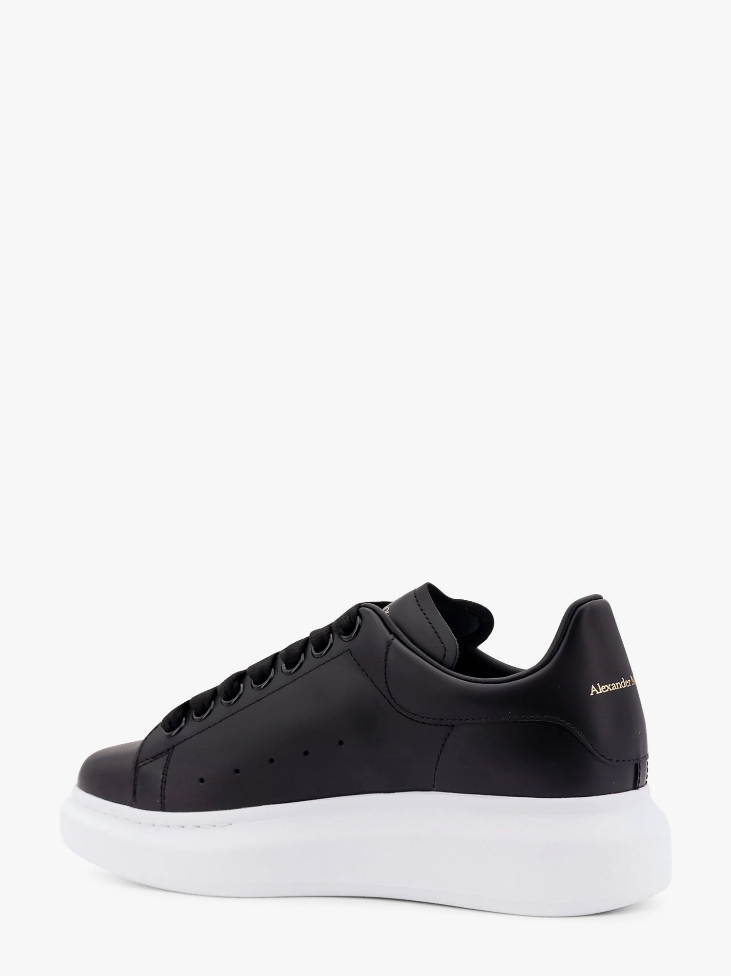 Alexander Mcqueen Larry Leather Sneakers With Logo Detail On The Back - Image 7