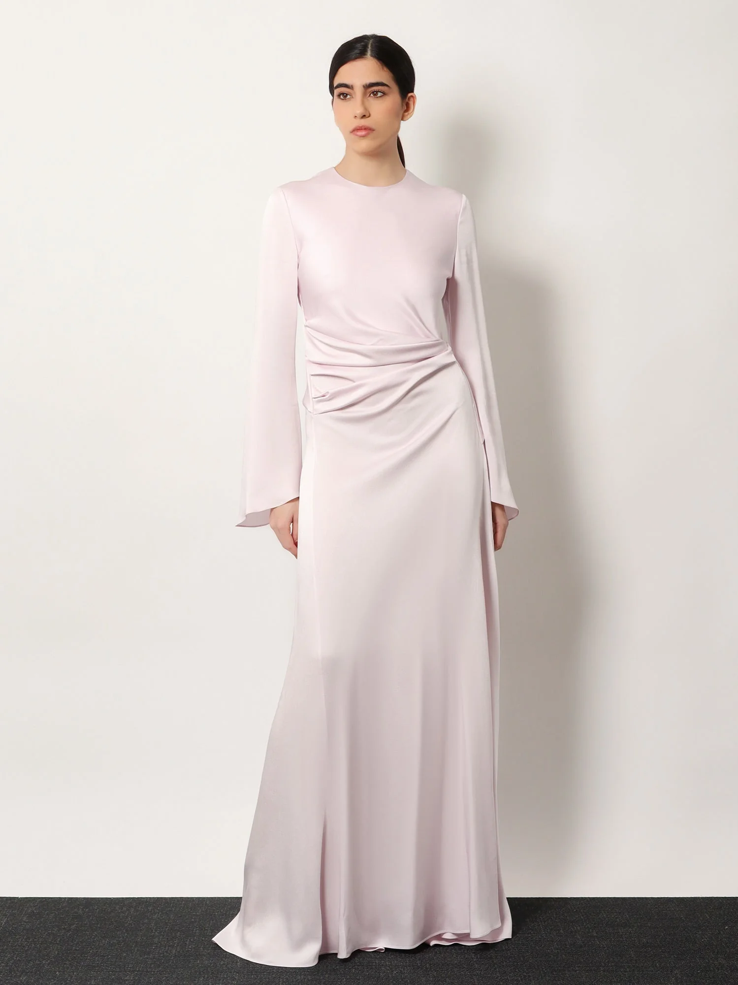 Alexander Mcqueen Long Dress With Drapery - Image 5