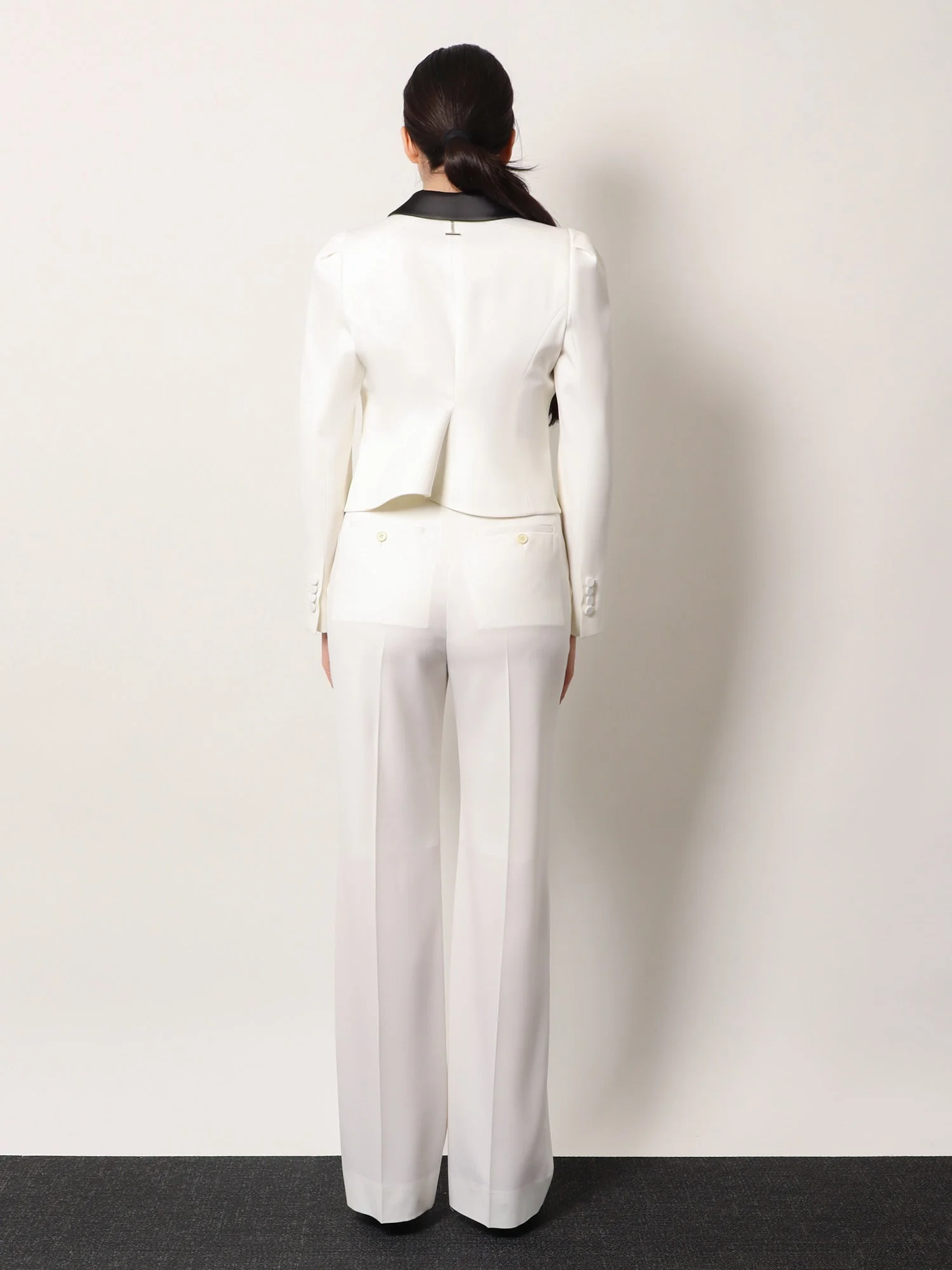 Alexander Mcqueen Wool Blazer With Satin Lapel - Image 3