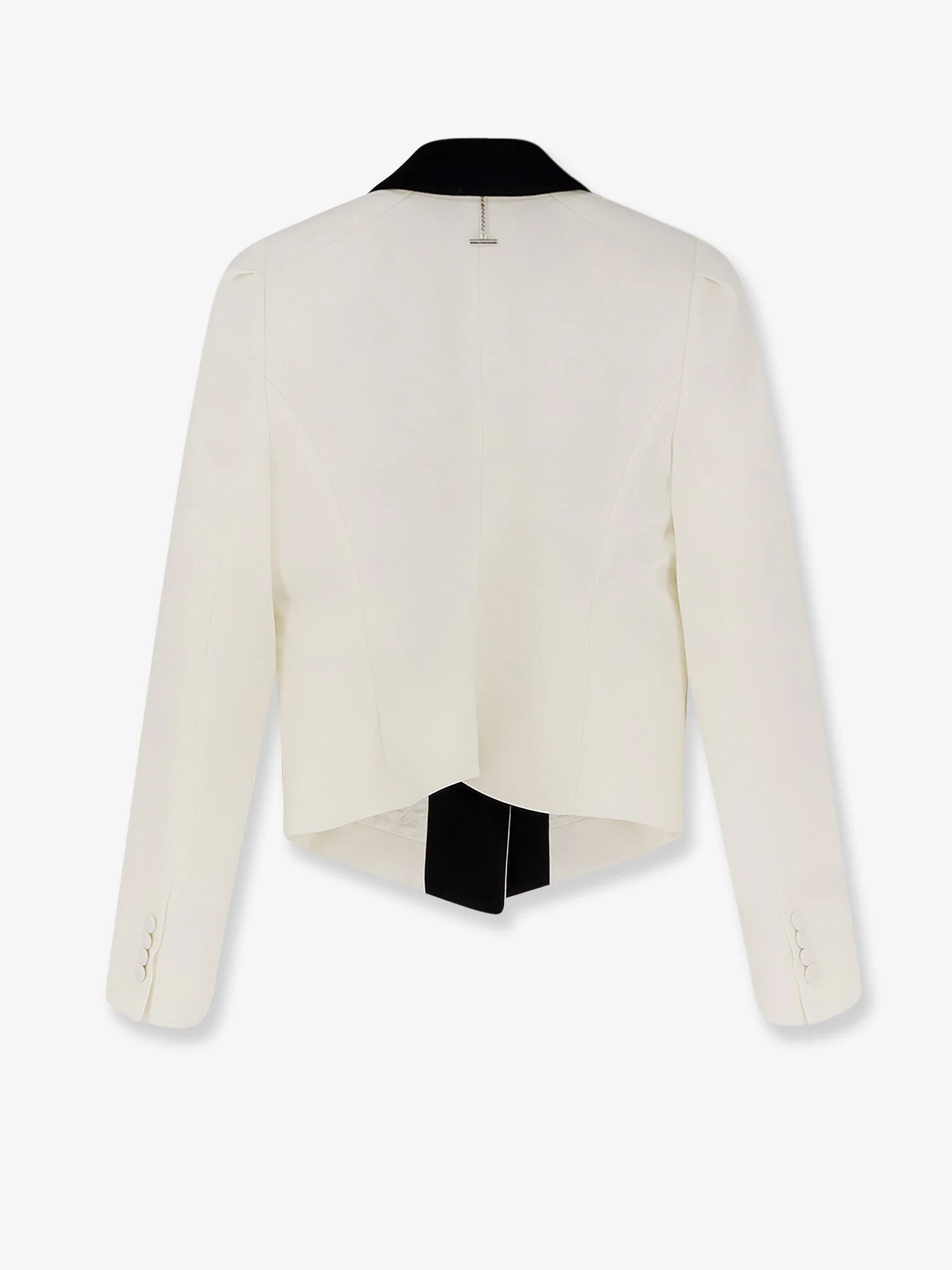 Alexander Mcqueen Wool Blazer With Satin Lapel - Image 4