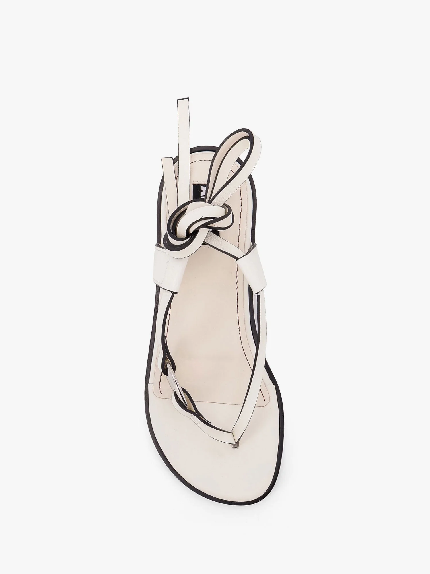 Alohas Morosia Leather Thong Sandals With Metal Ring - Image 4