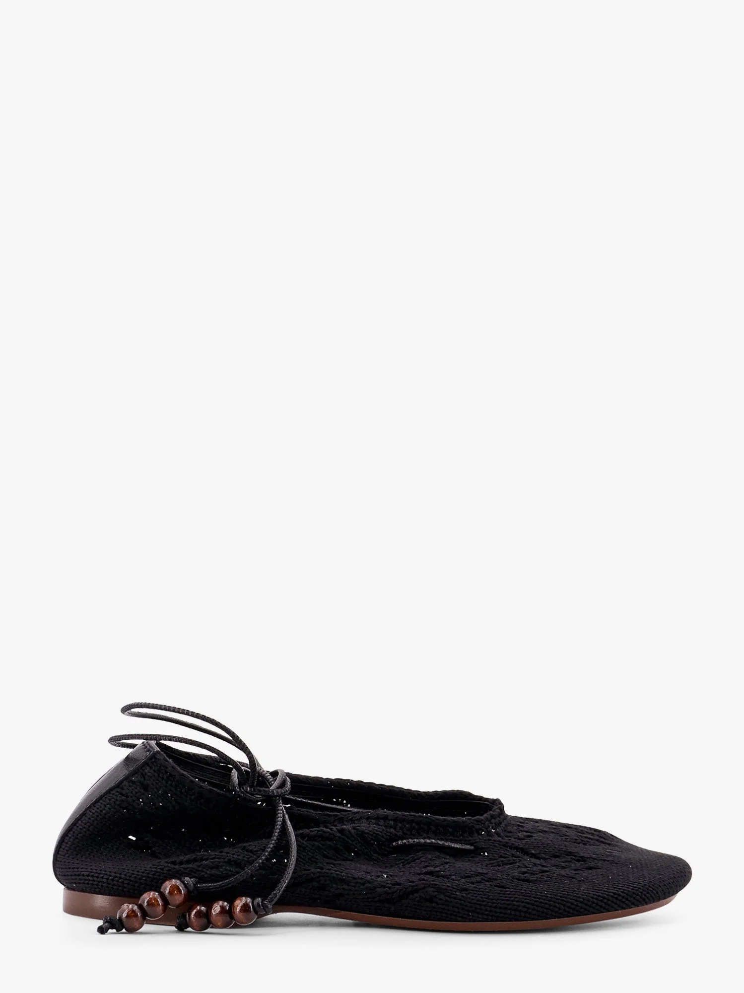 Alohas Rosemary Crochet Ballerinas With Ankle Ties