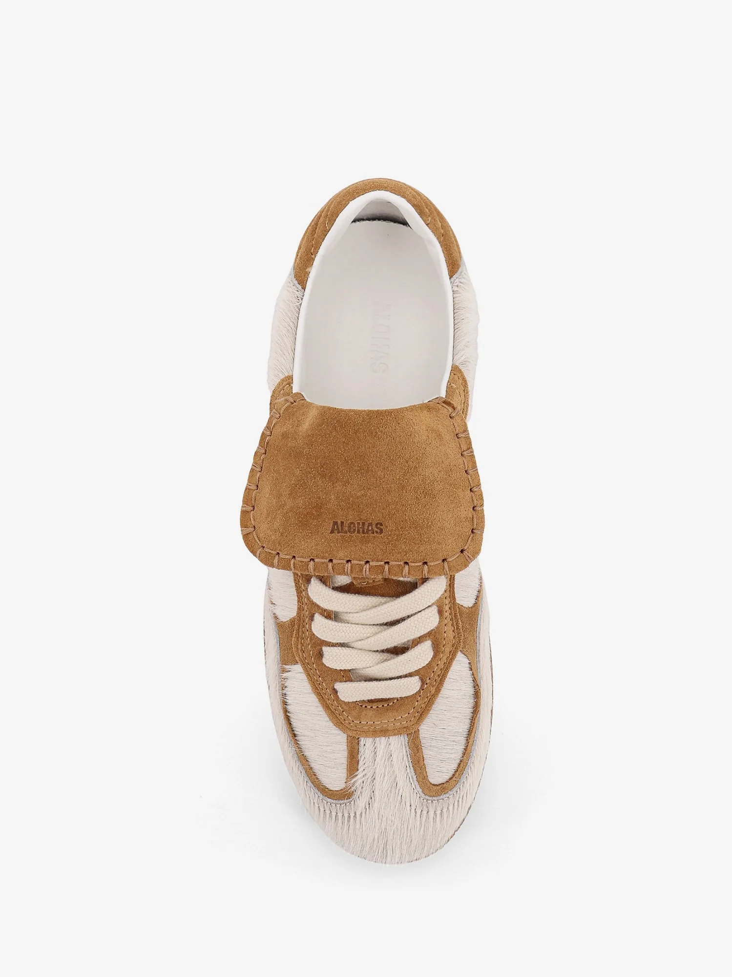 Alohas Tb.490 Pony Skin Low-Top Sneakers With Suede Inserts - Image 5