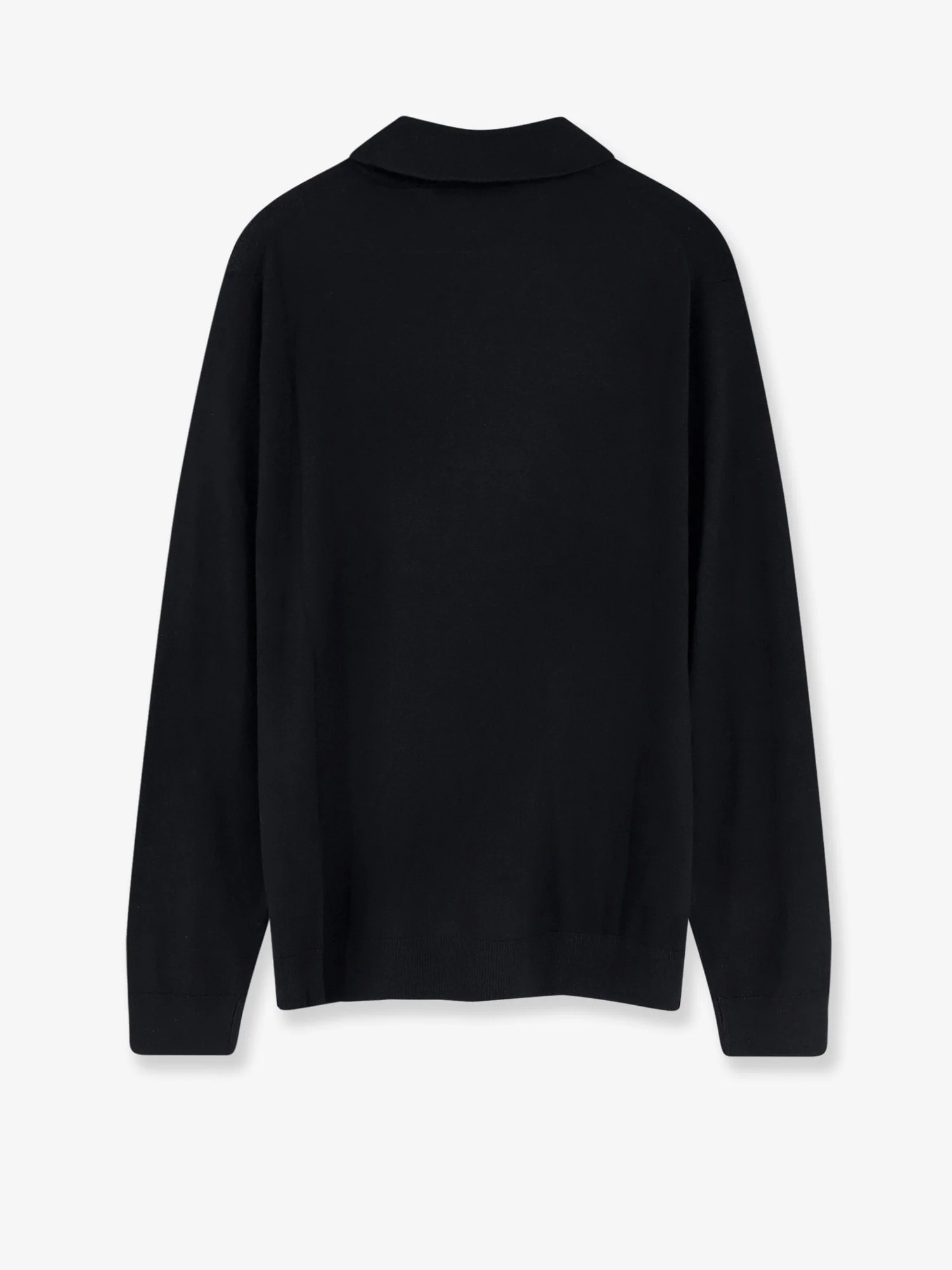 Alpha-Studio Silk And Cashmere Polo Shirt - Image 2
