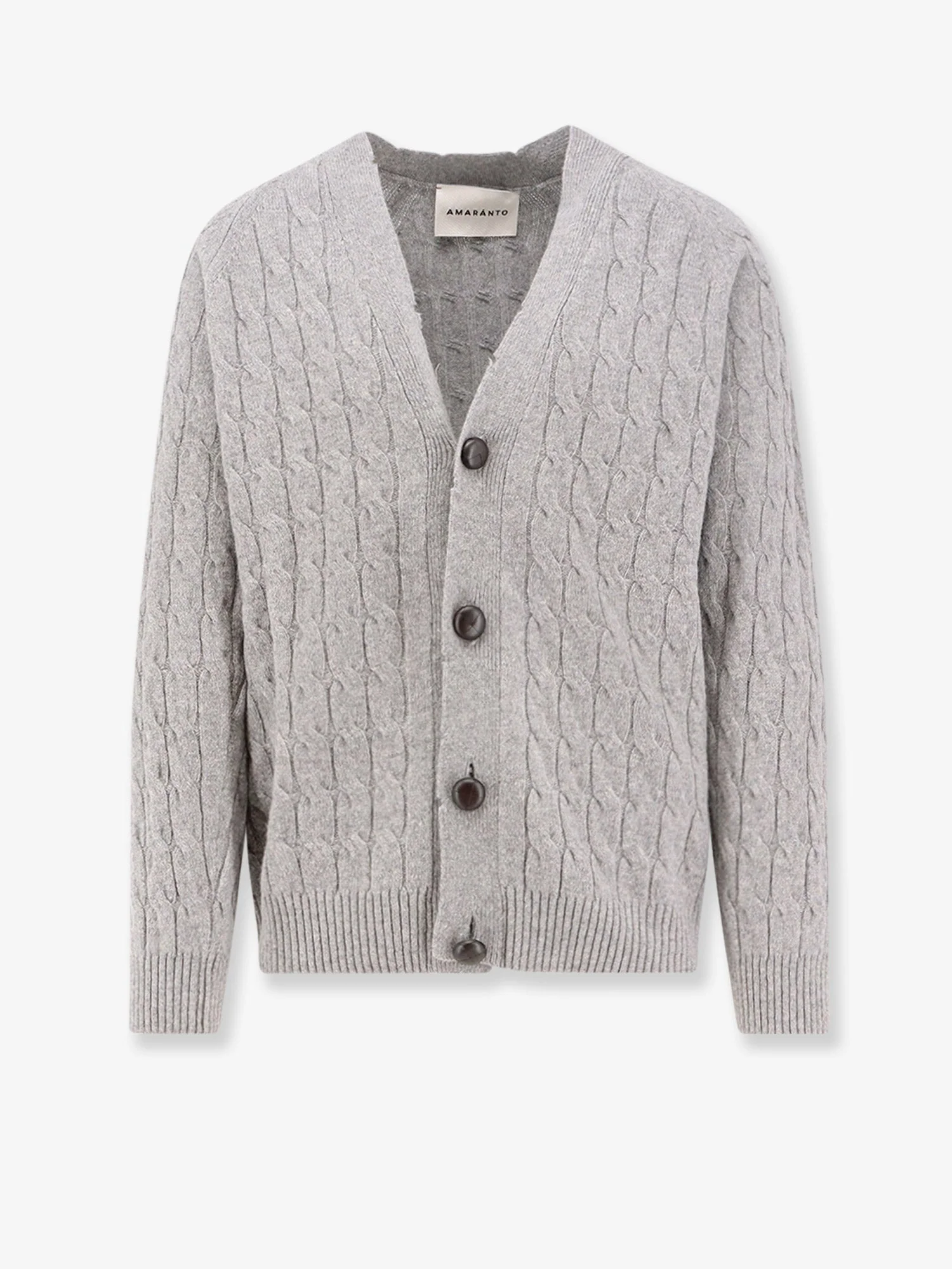 Amaranto Wool And Cashmere Cardigan - Image 4