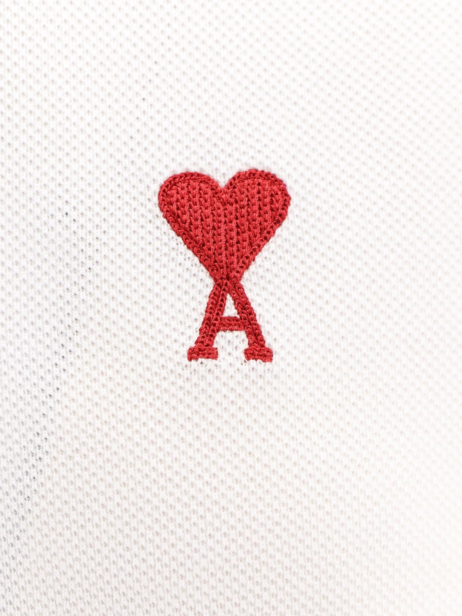 Ami Paris Cotton Polo Shirt With Iconic Embroidery - Image 6