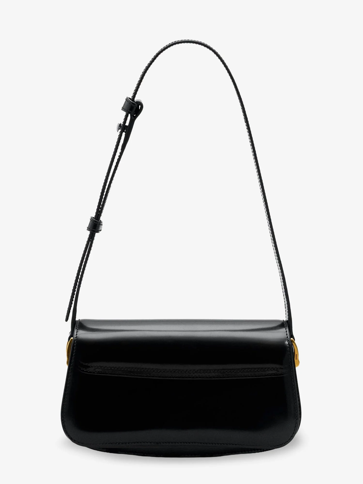 Ami Paris Leather Shoulder Bag With Logo On The Front - Image 2
