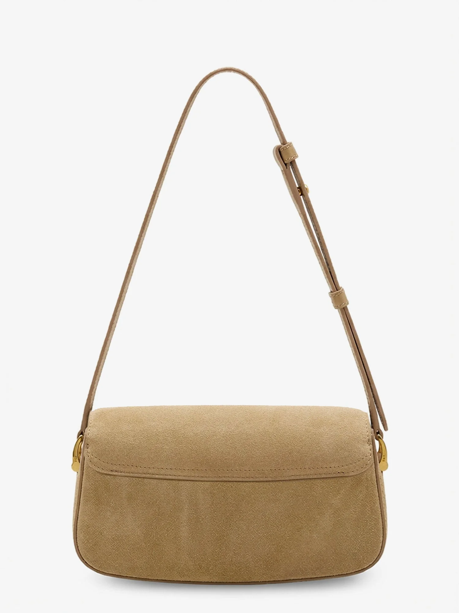 Ami Paris Leather Shoulder Bag With Logo On The Front - Image 7