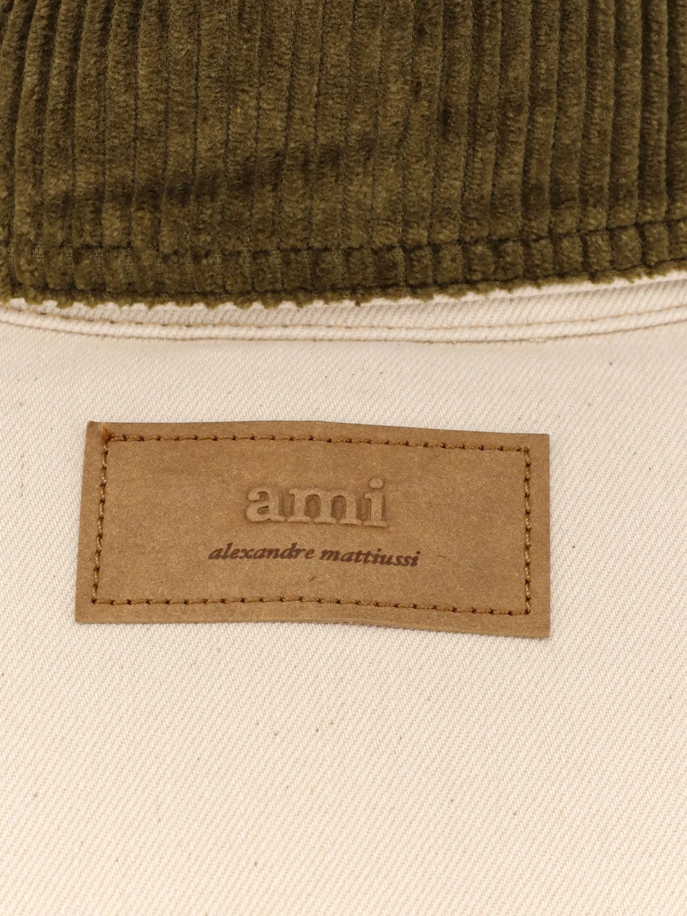 Ami Paris Padded Denim Jacket - Image 3