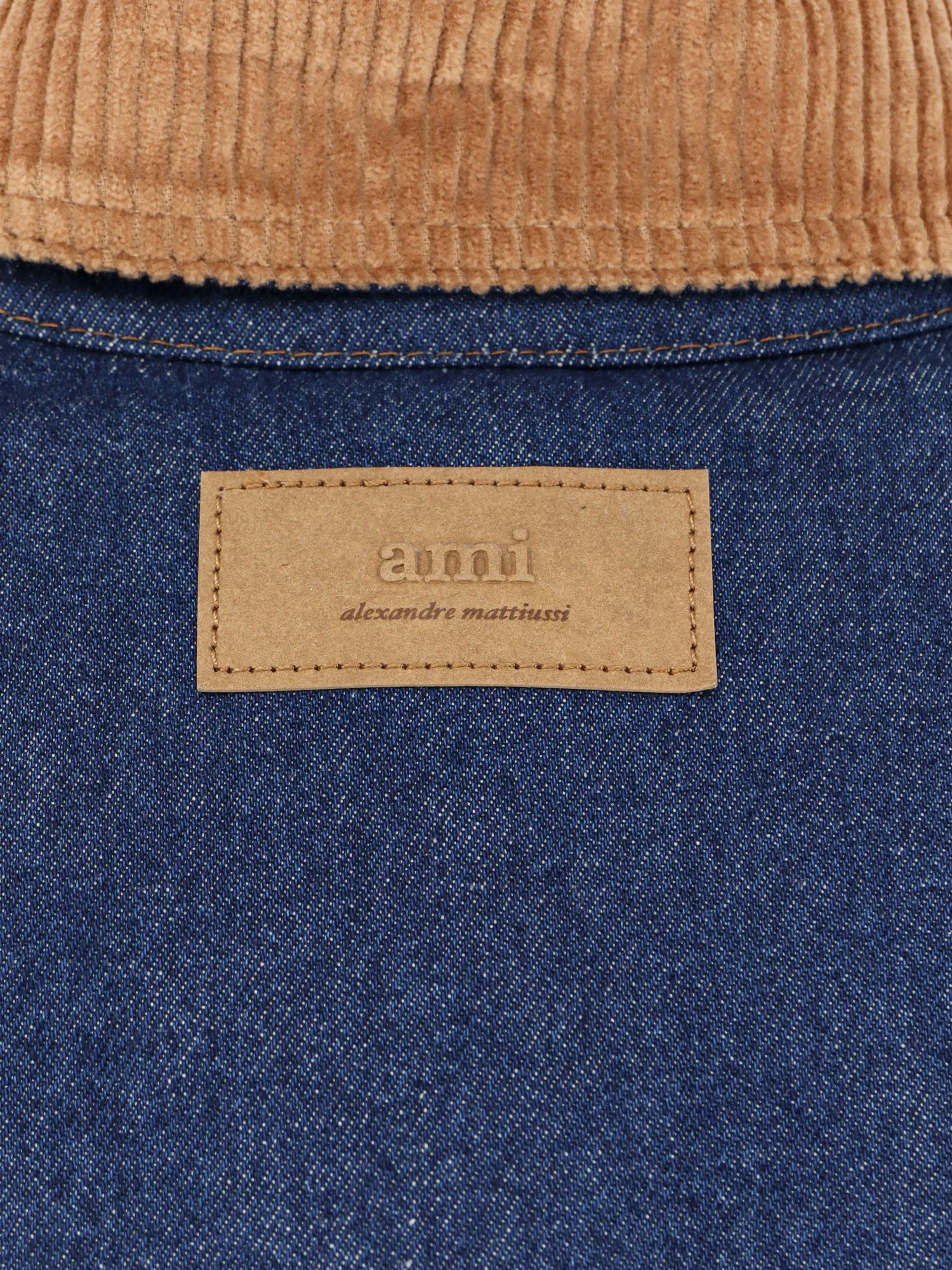 Ami Paris Padded Denim Jacket - Image 6