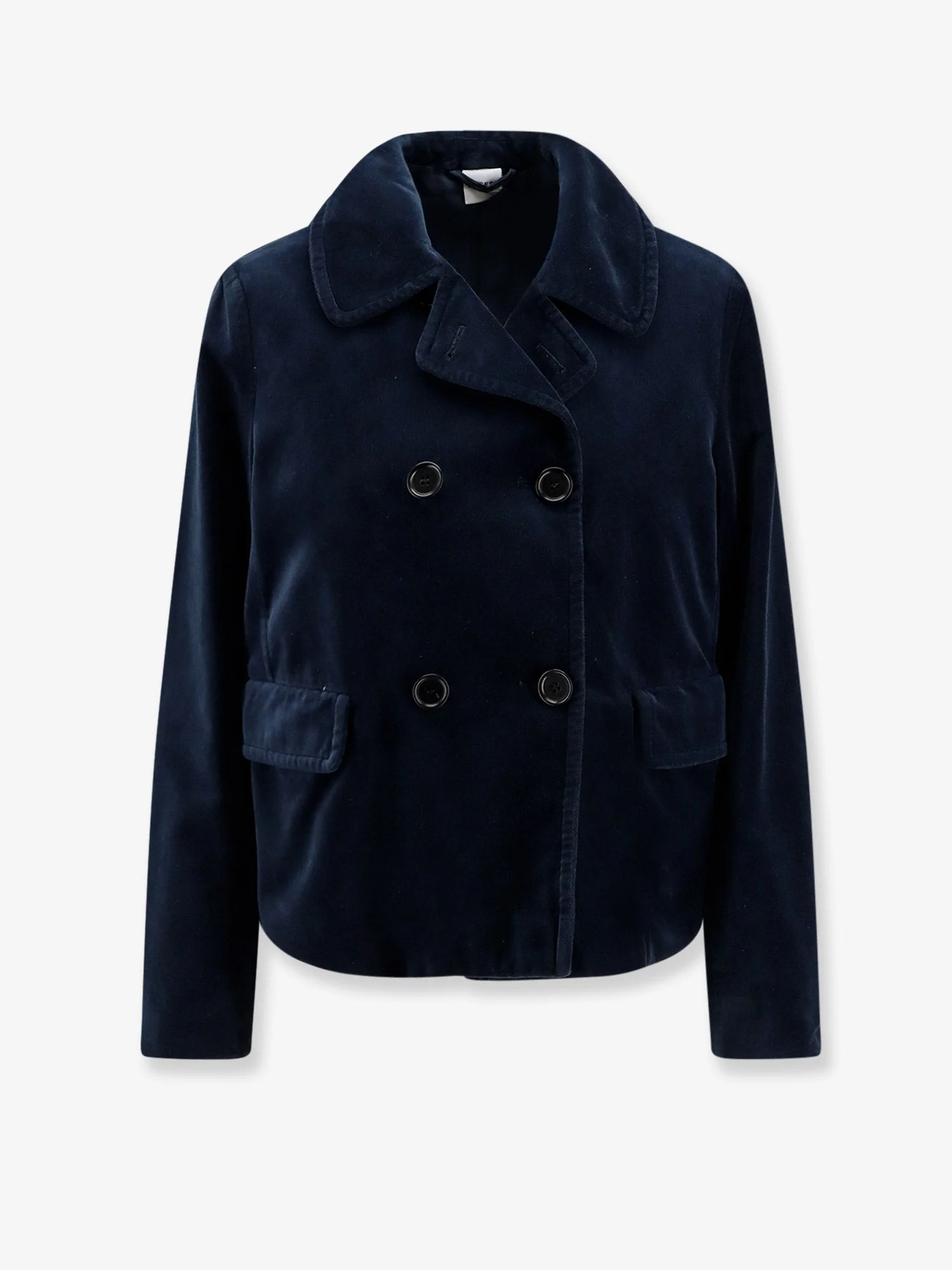 Aspesi Double-Breasted Velvet Blazer - Image 4