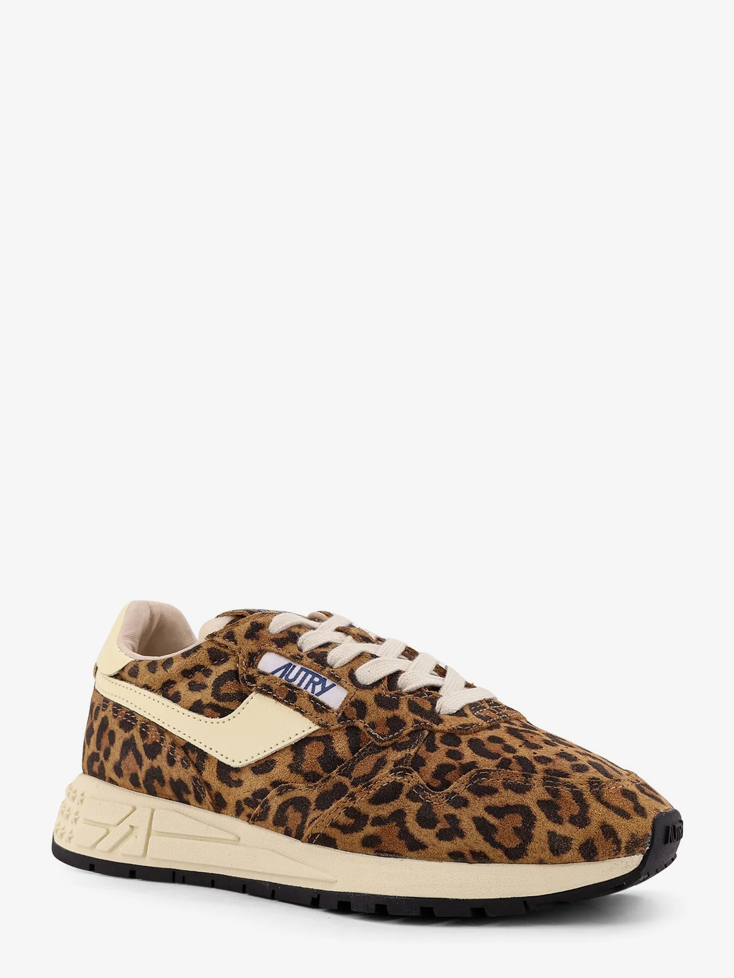 Autry Reelwind Low Animal Print Suede Sneakers - Image 2