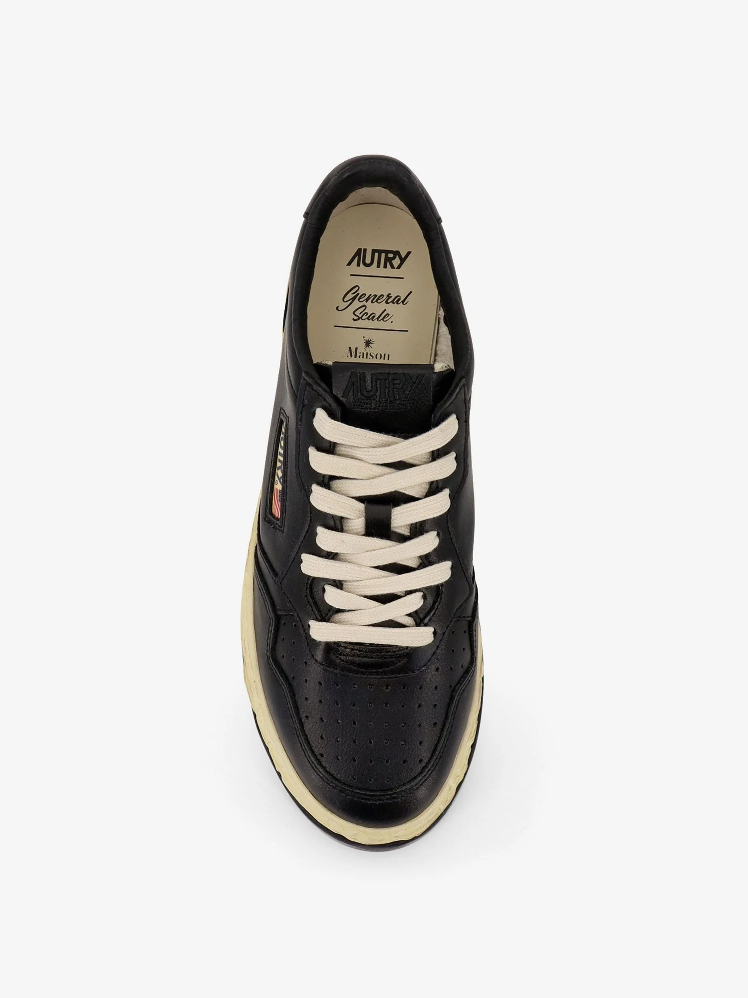 Autry Super Vintage Leather Low-Top Sneakers - Image 10
