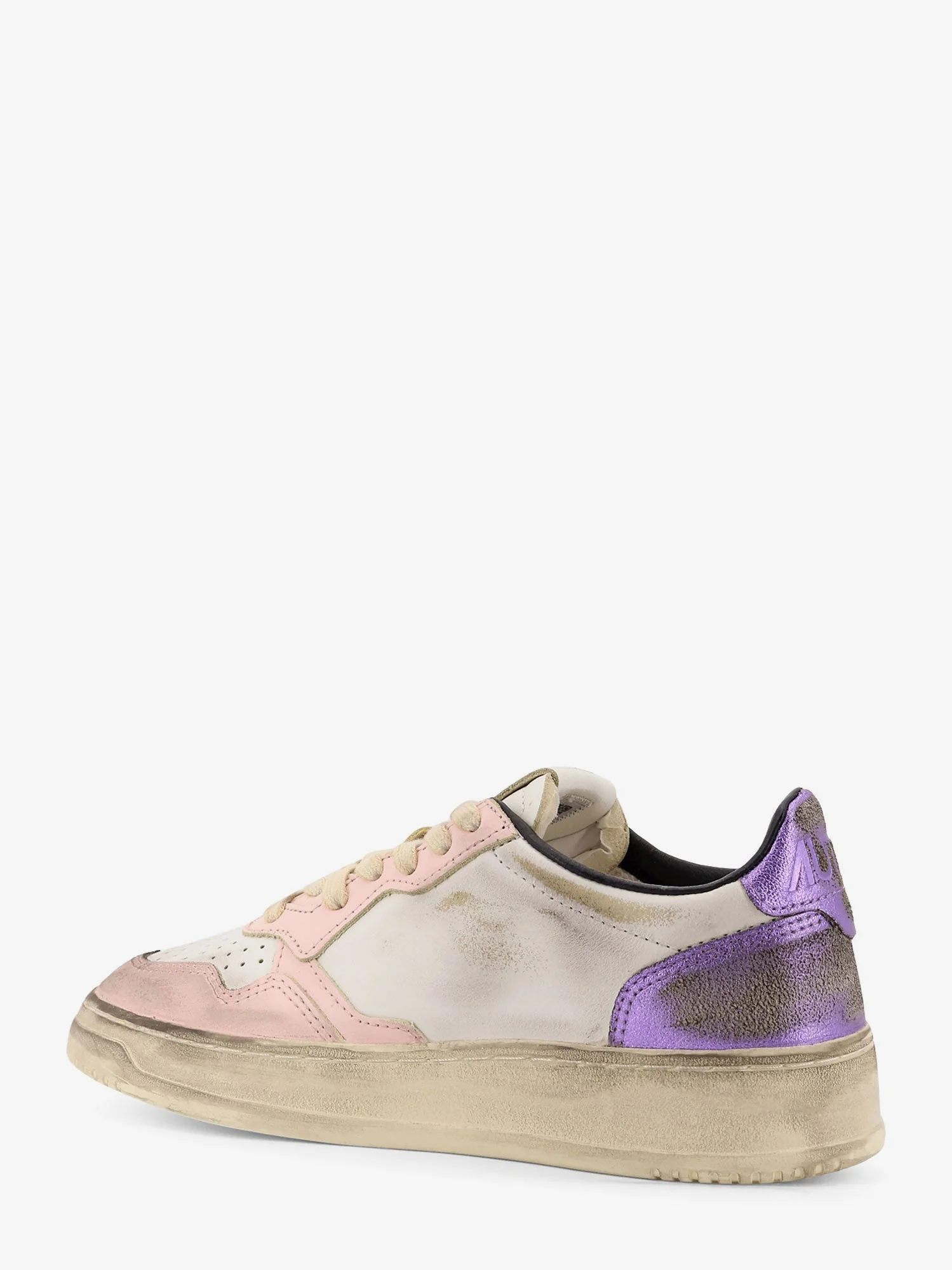 Autry Super Vintage Low-Top Leather Sneakers - Image 3