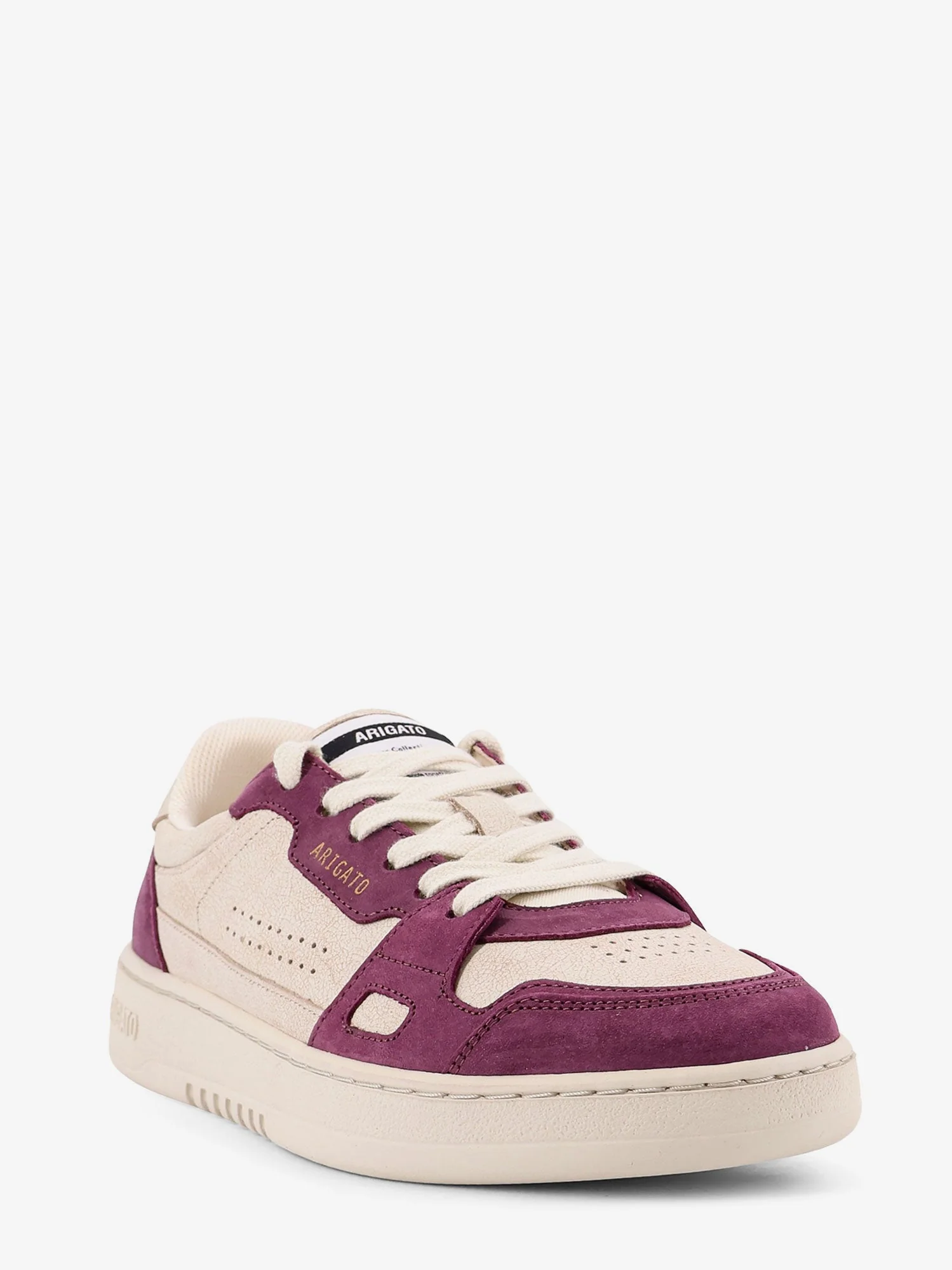 Axel Arigato Dice Lo Low-Top Suede And Leather Sneakers - Image 2