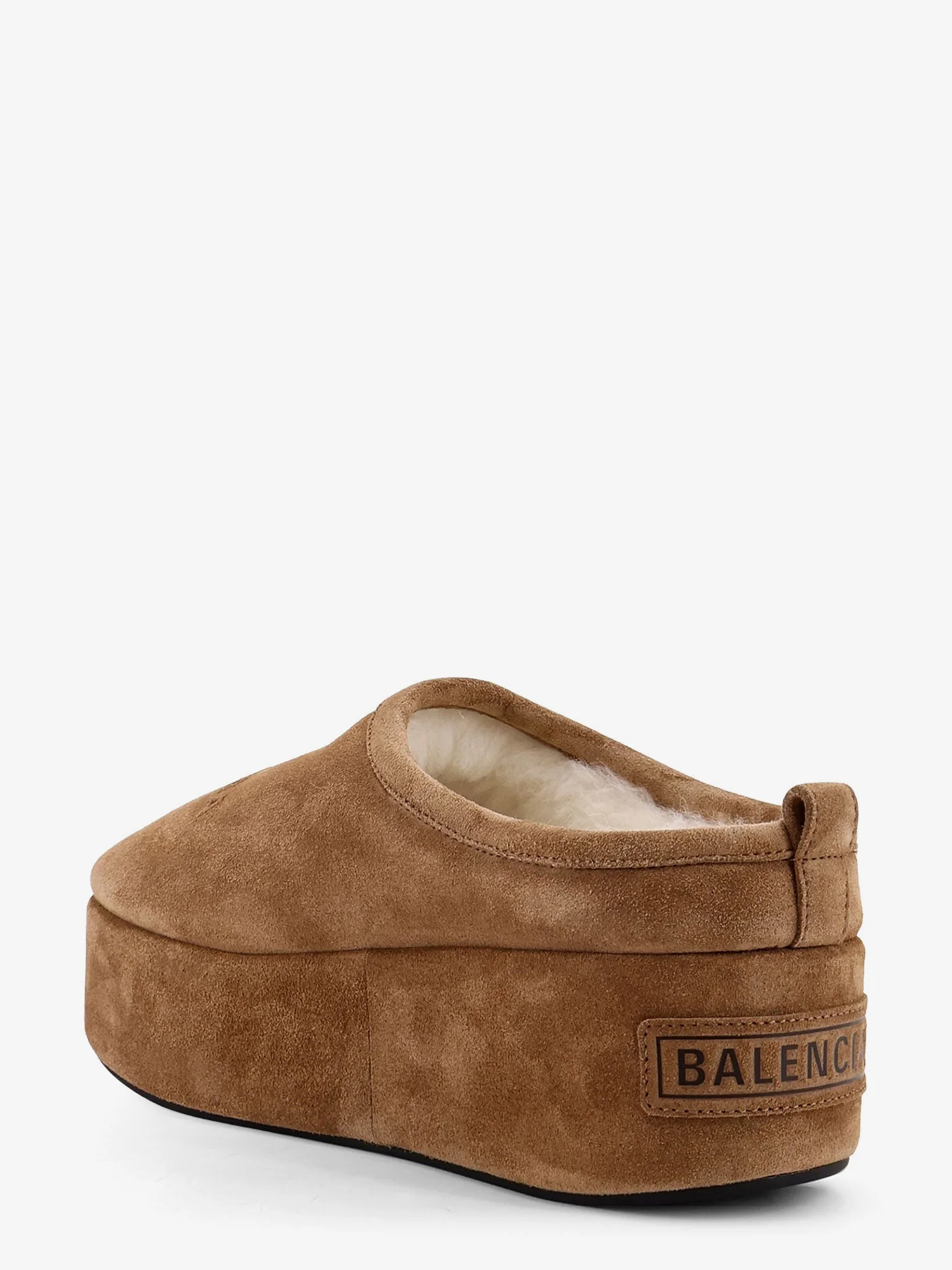 Balenciaga Alaska Soft Suede Mule With Plateau - Image 3