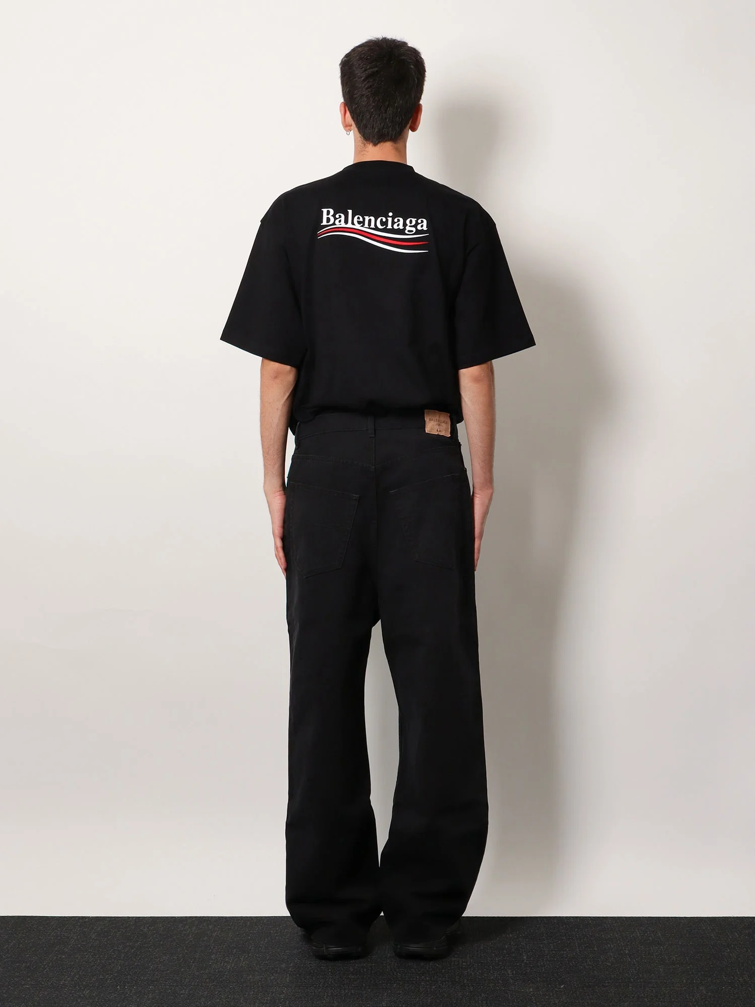 Balenciaga Baggy Denim Trousers - Image 3